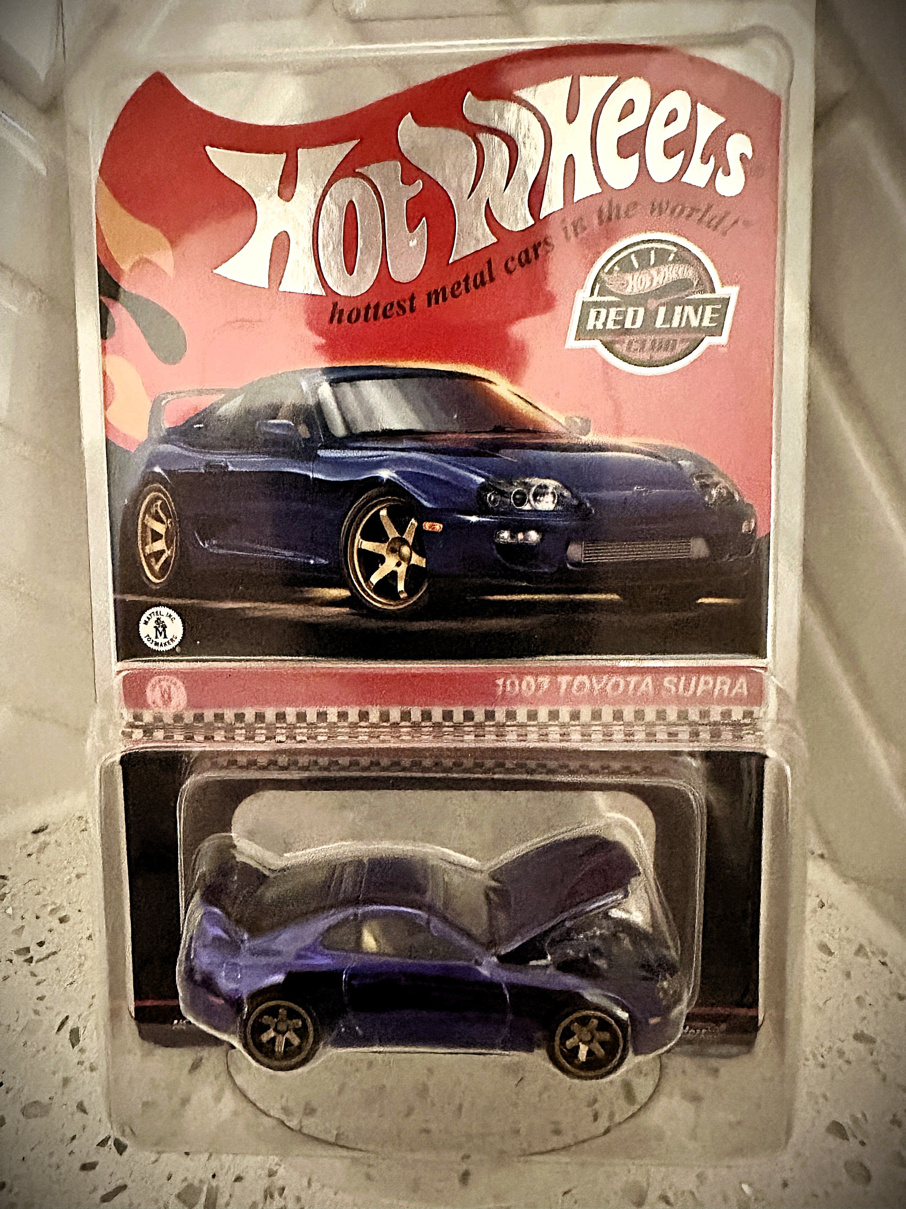 Hot Wheels RLC Toyota Supra Blue Limited Edition Diecast Toy Car