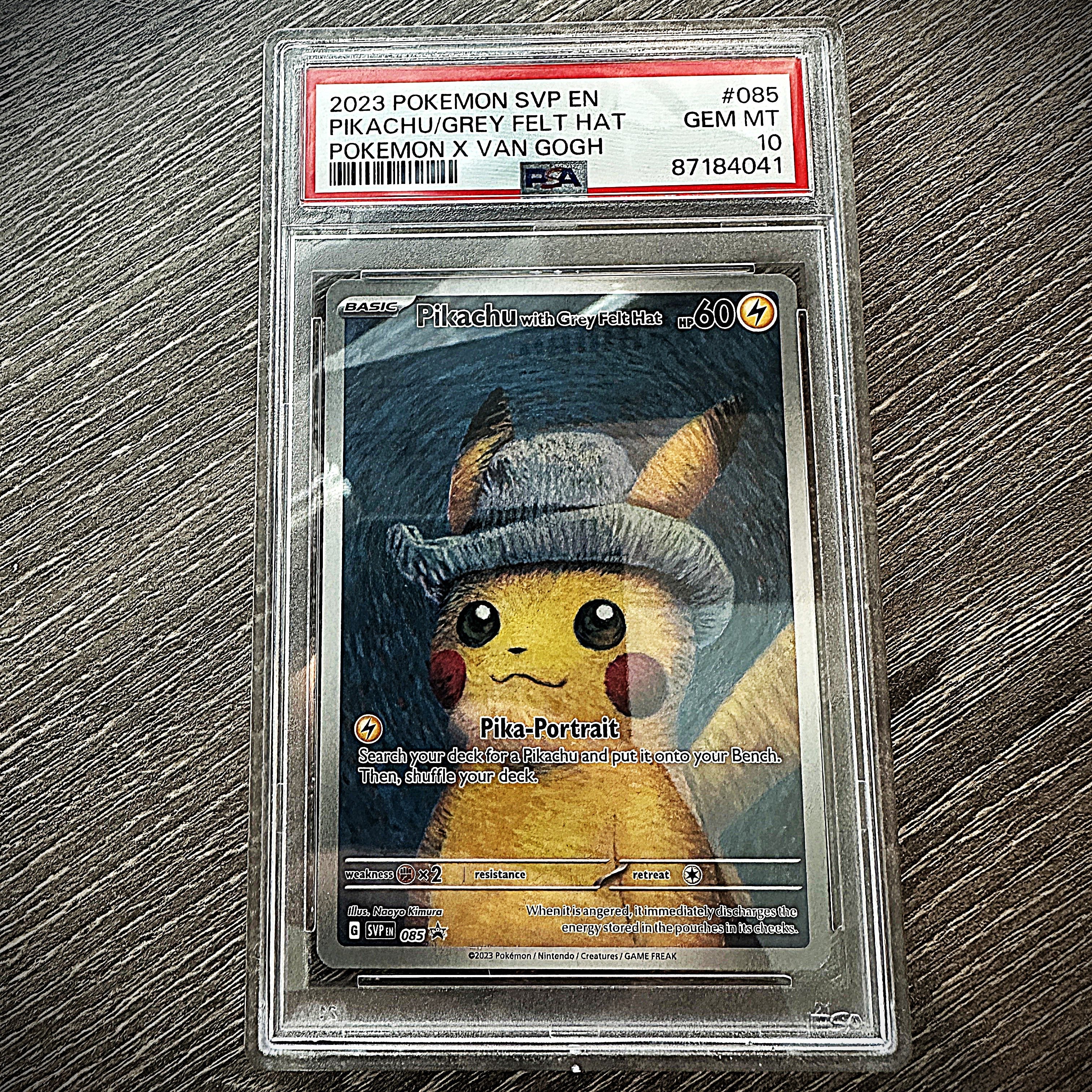 Pokemon - Pikachu Van Gogh - PSA 10 Front