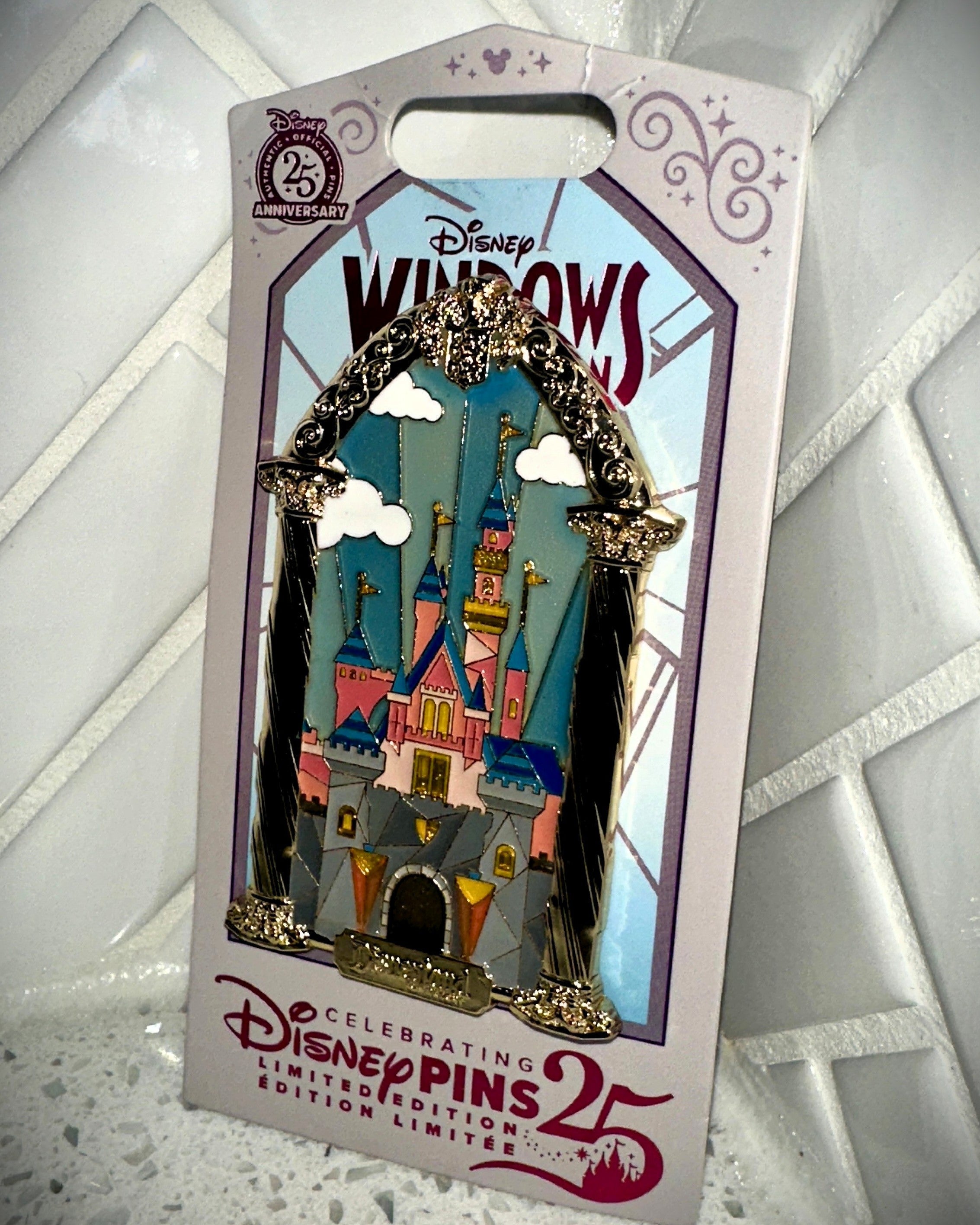 Sleeping Beauty Castle - 2025 Disney Windows of Attraction Limited Edition Pin