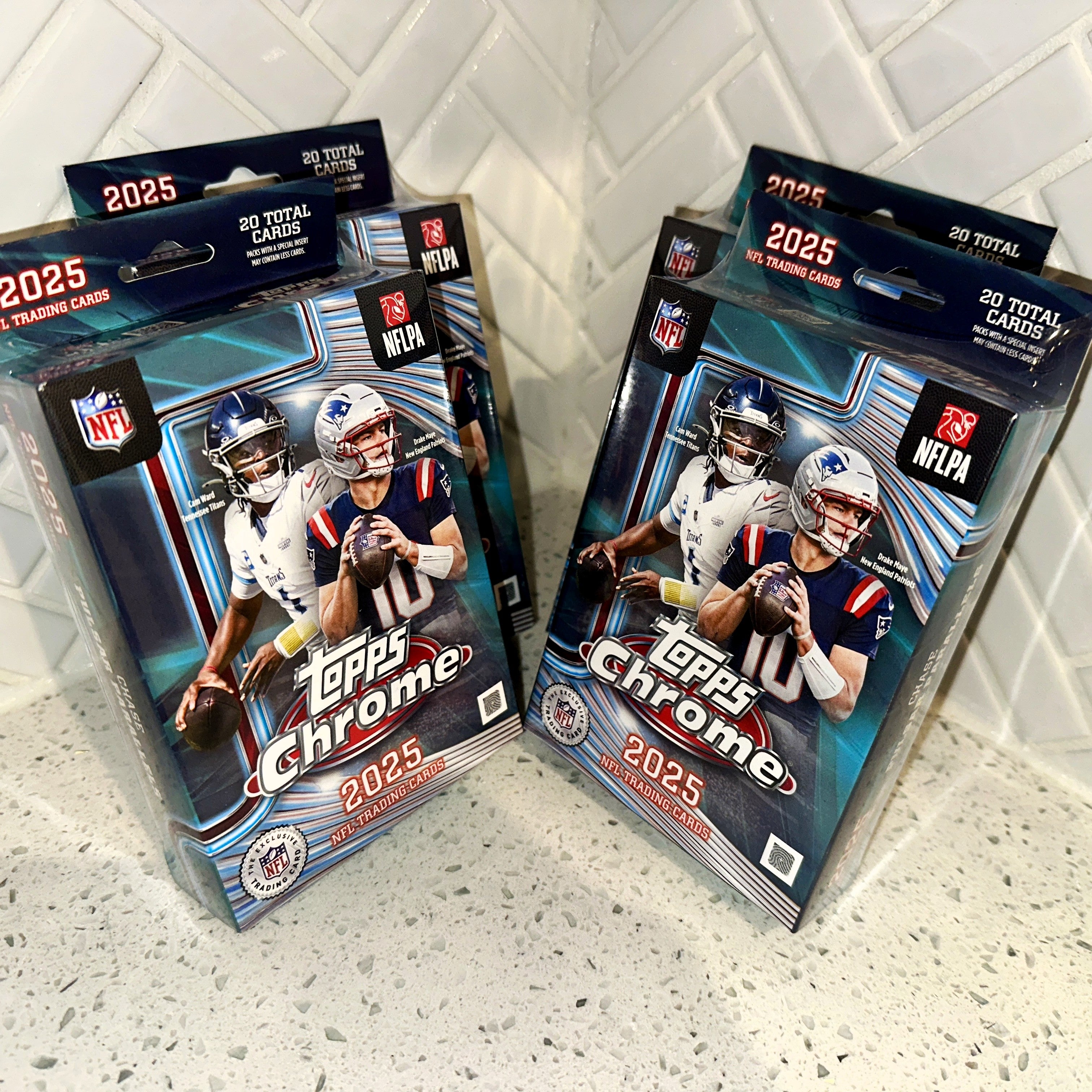 2025 Topps Chrome NFL Football Hobby Hanger Box Lot 4 – Limited Collectibles