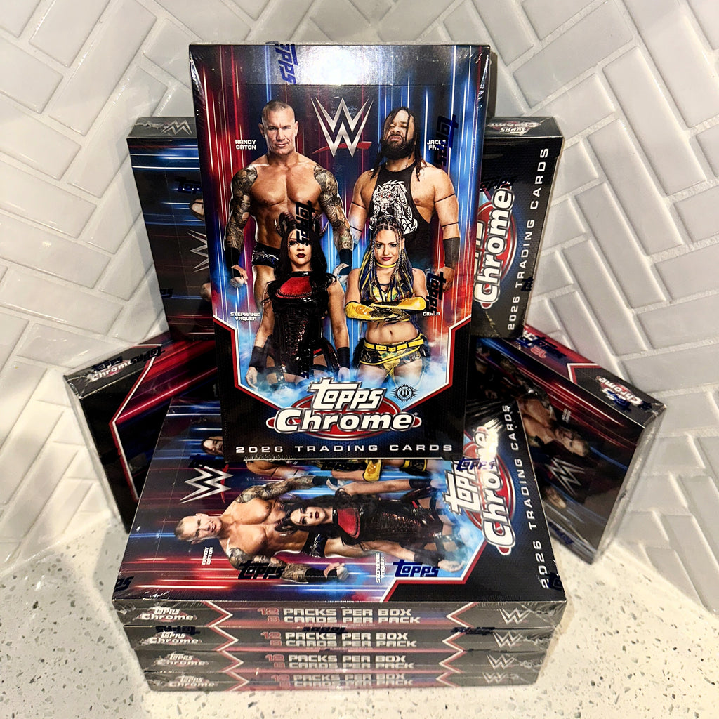 2026 Topps Chrome WWE Wrestling Hobby Box Front