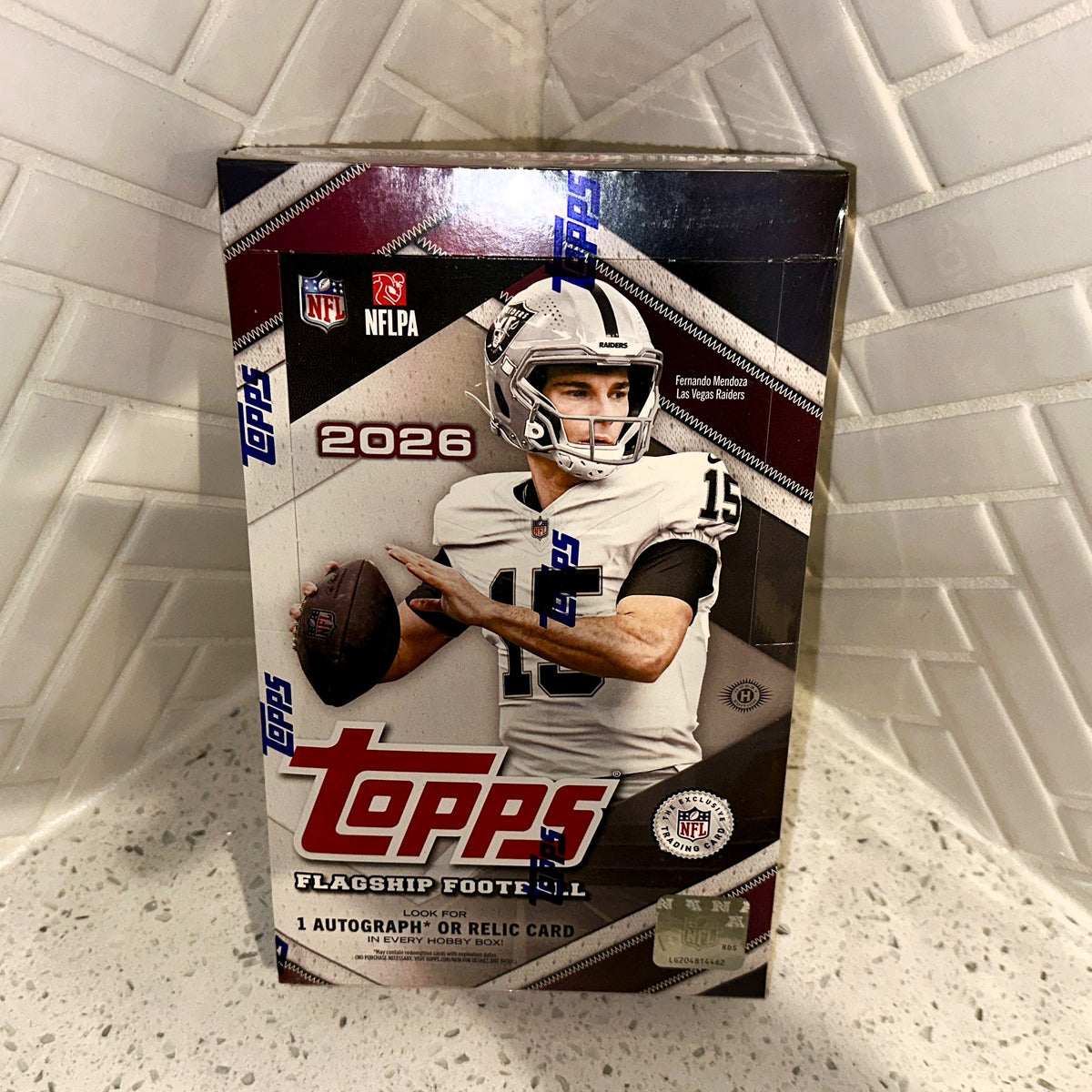 2026 Topps Flagship Football NFL Hobby Box Front – Limited Collectibles