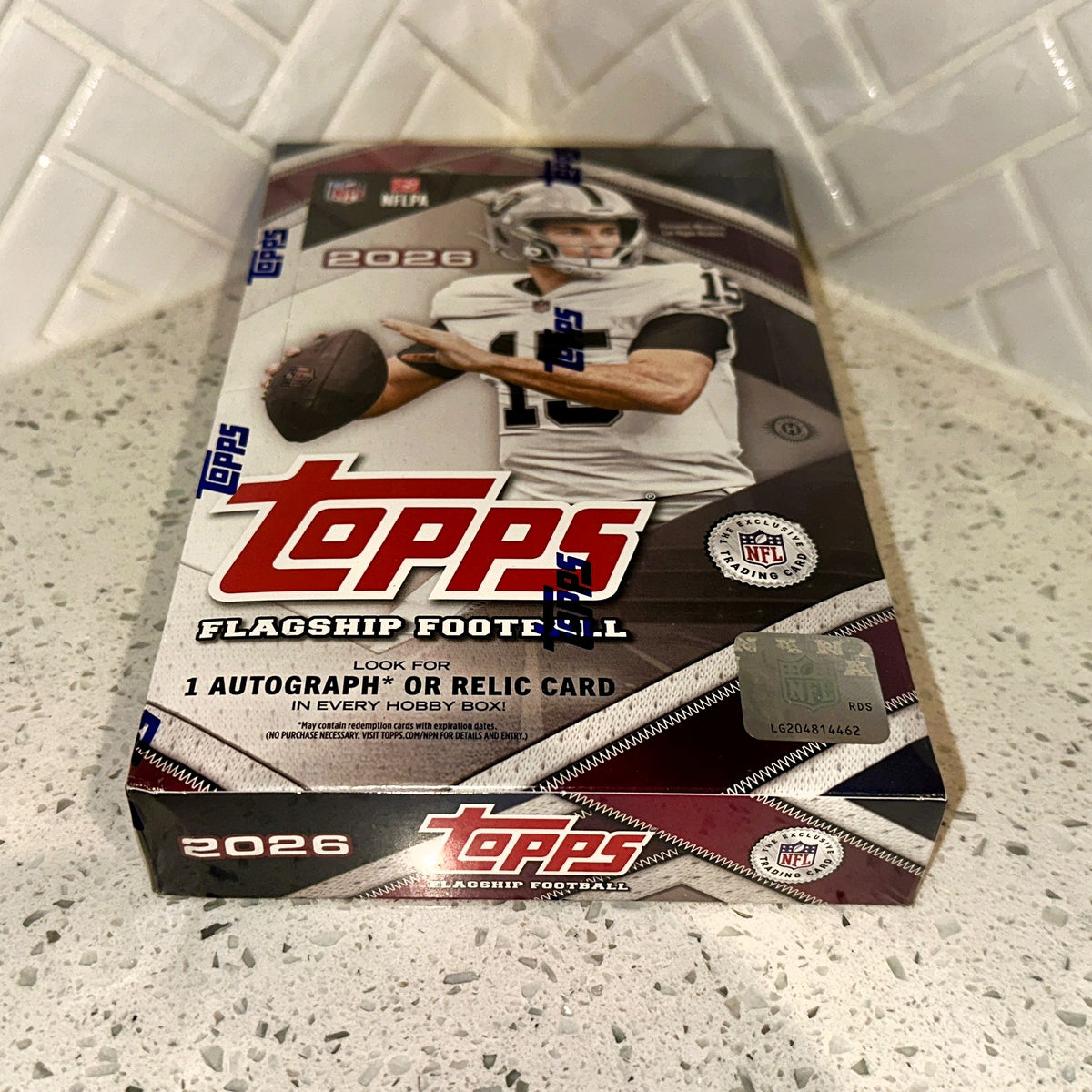 2026 Topps Flagship Football NFL Hobby Box Rear – Limited Collectibles