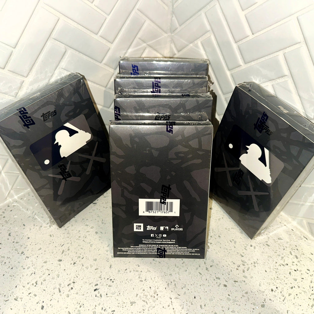 2026 Topps x KAWS MLB Baseball Hobby Box Rear UPC Barcode