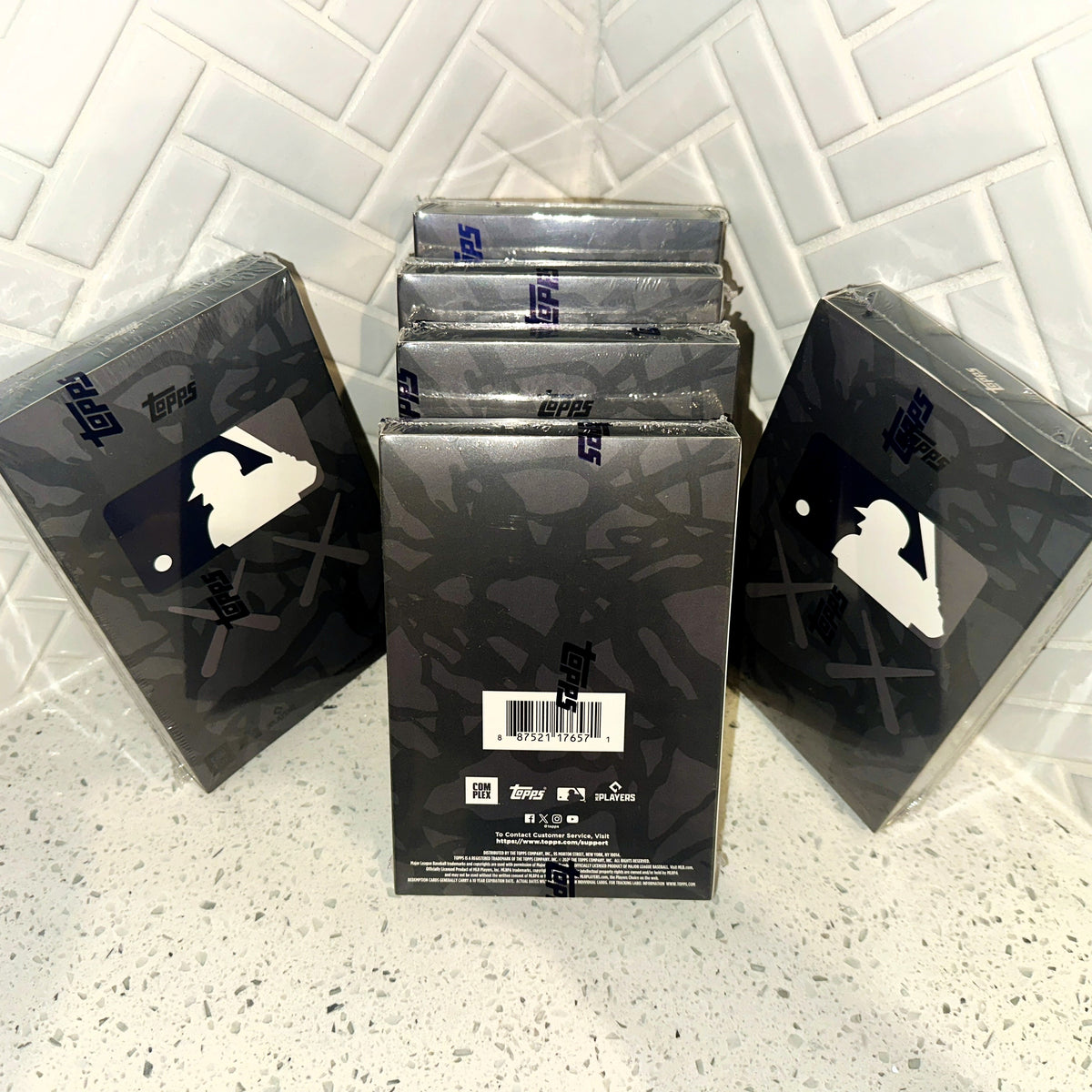 2026 Topps x KAWS MLB Baseball Hobby Box Rear UPC Barcode – Limited Collectibles