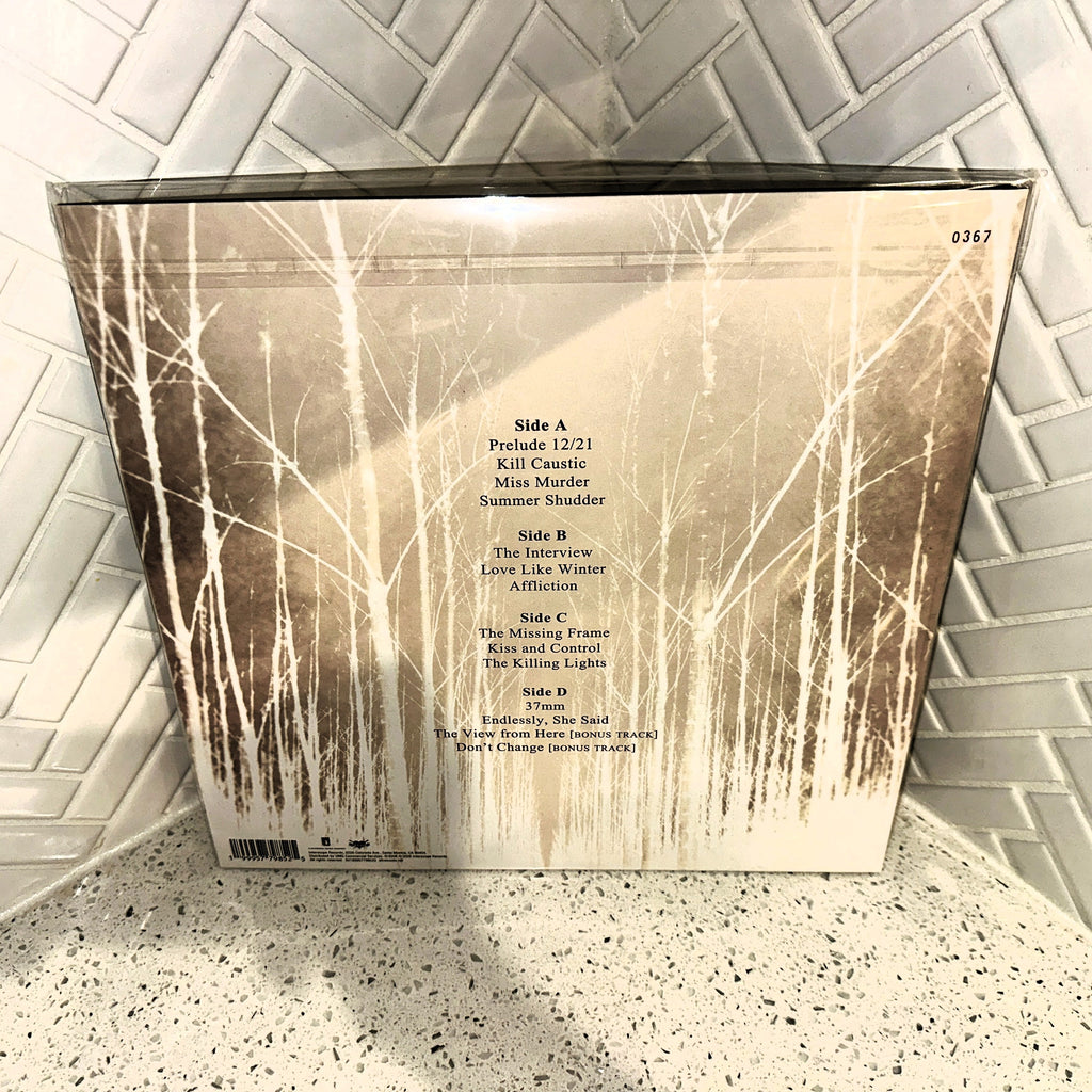 AFI Decemberunderground 2LP Numbered IVC Edition Bone Colored Vinyl Record Rear