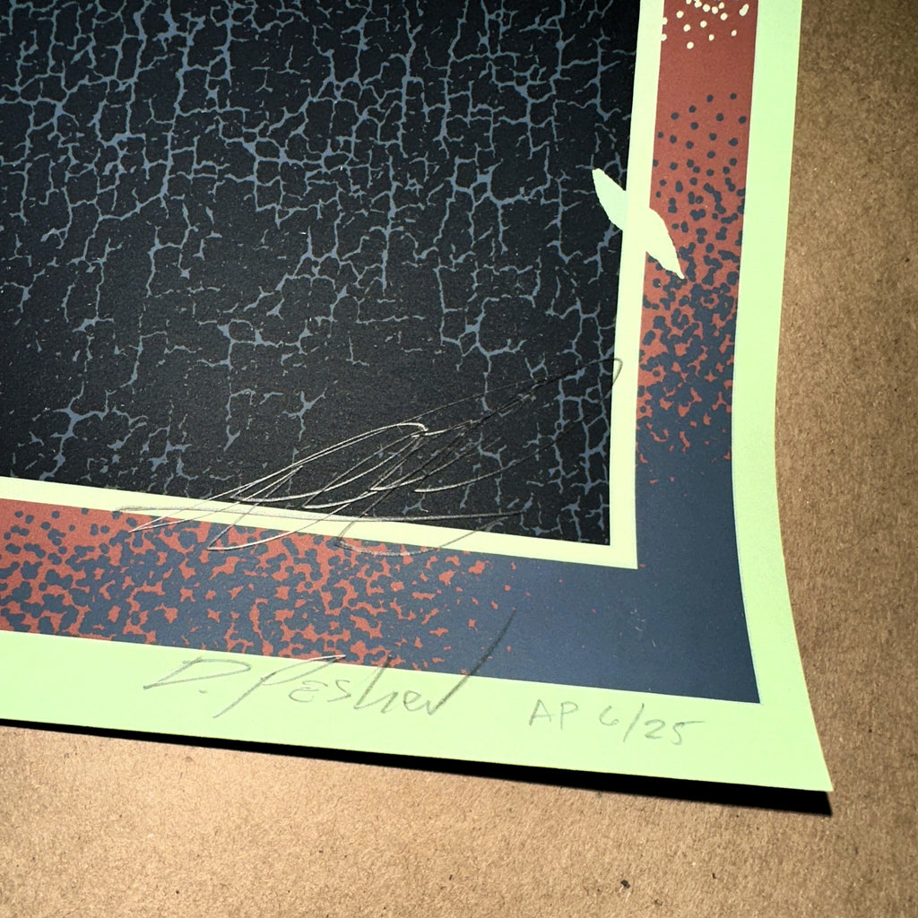 A Perfect Circle Red Rocks 2024 Limited Edition Sessanta Tour Concert Poster Corner 1