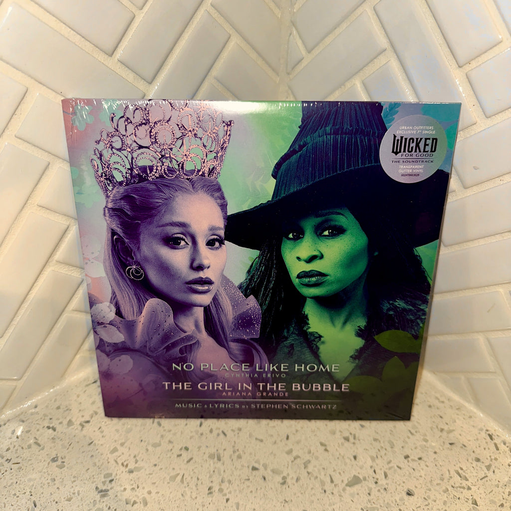 Wicked For Good The Soundtrack No Place Like Home Single LP Glitter Vinyl Record