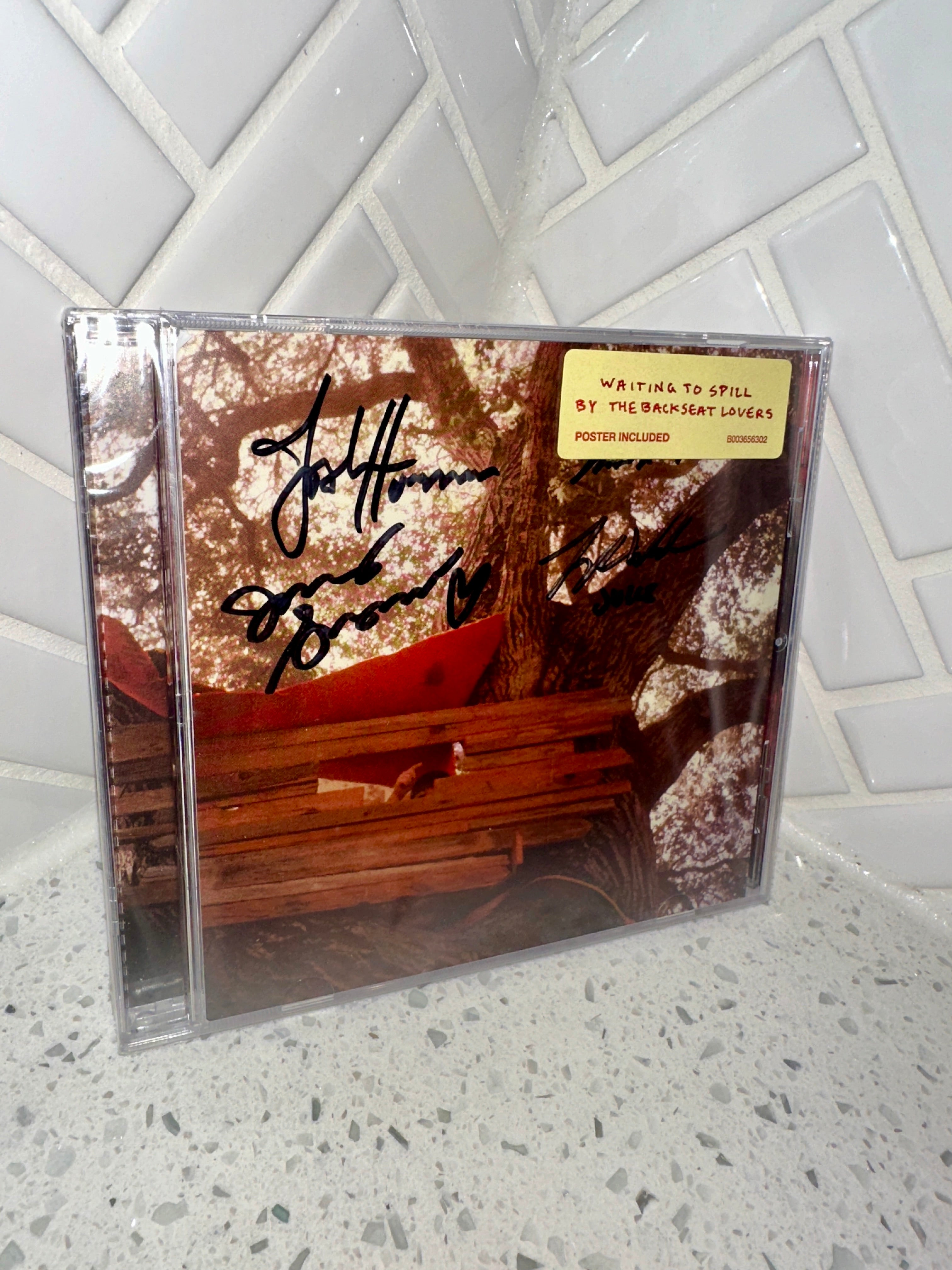 Backseat Lovers ~ Waiting to Spill CD  ~ Signed – Limited Collectibles