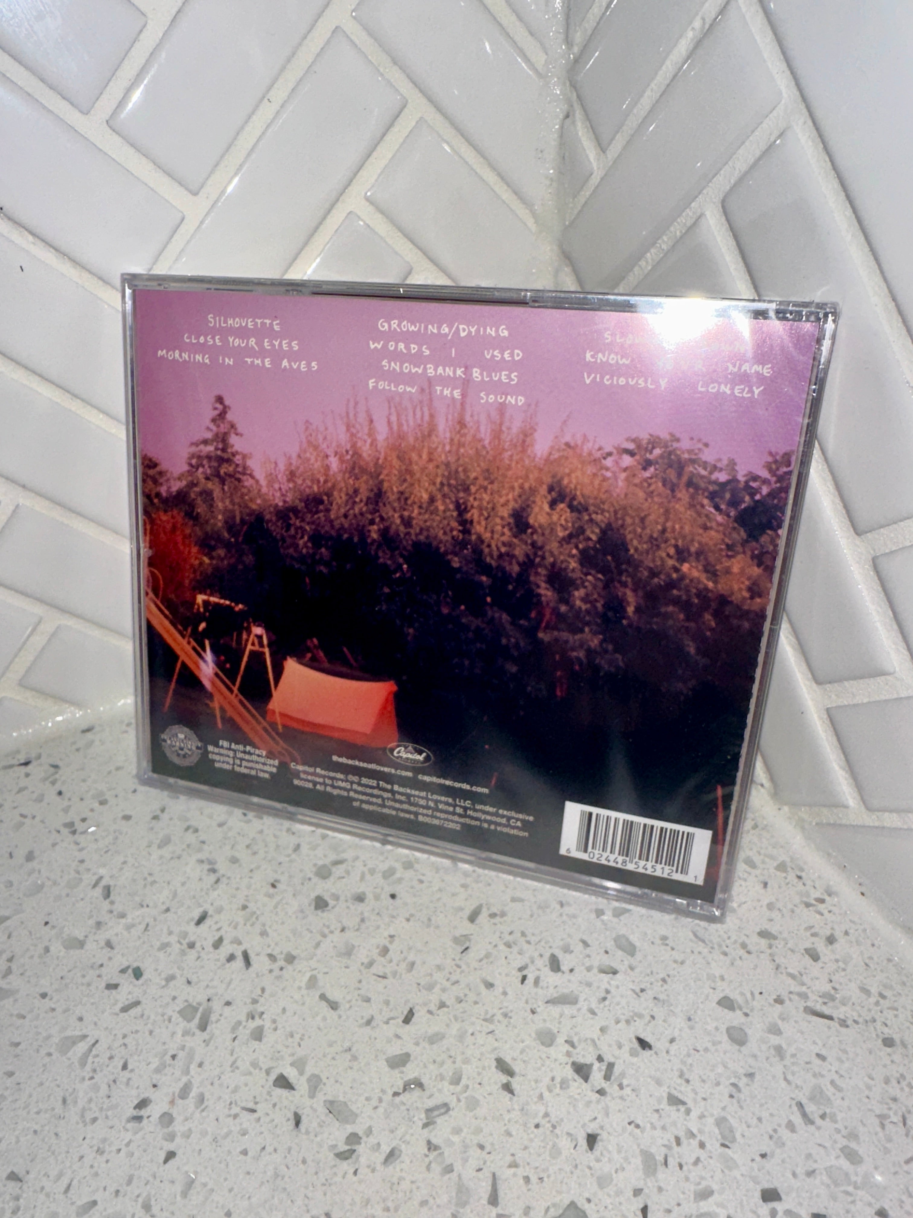 Backseat Lovers ~ Waiting to Spill CD  ~ Signed – Limited Collectibles
