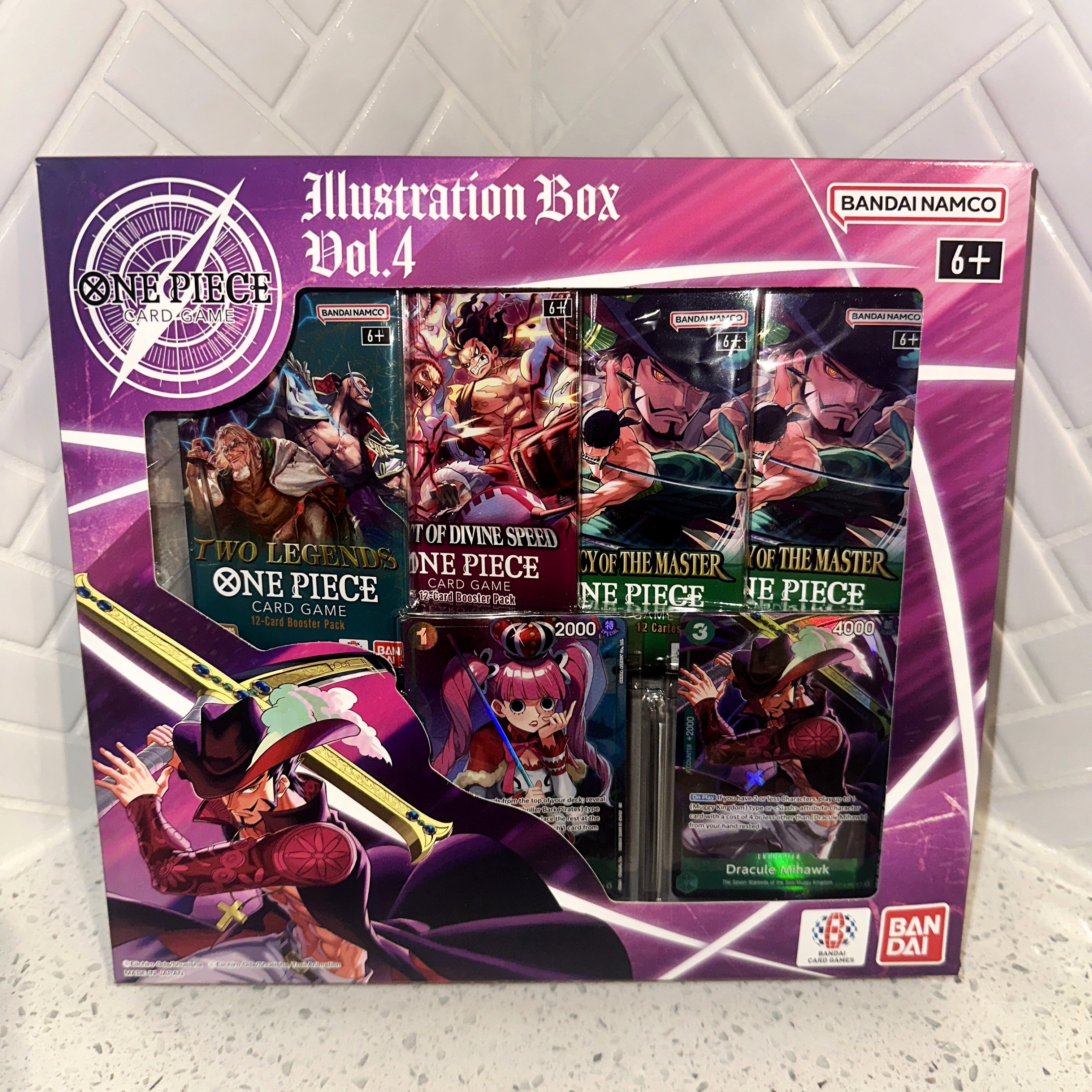 Bandai One Piece Card Game IB-04 Illustration Box Volume 4 – Limited Collectibles