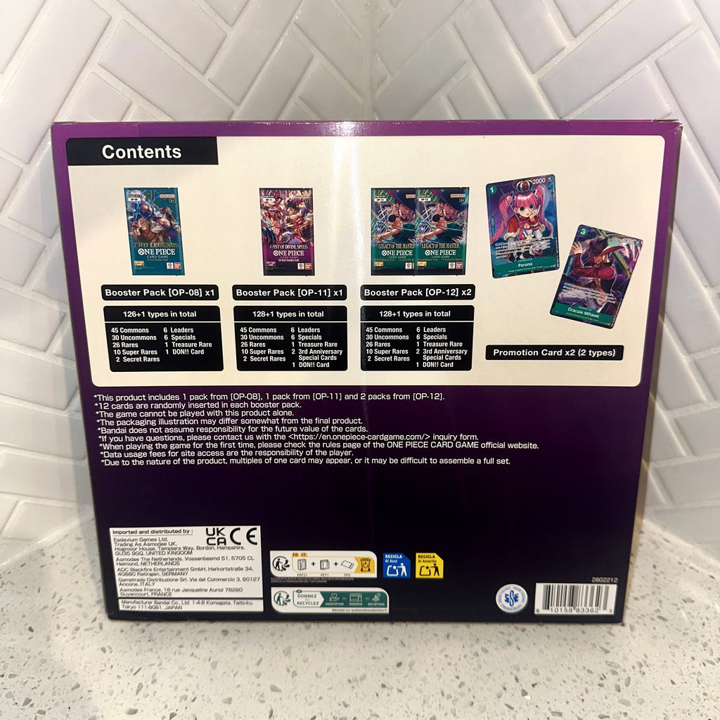 Bandai One Piece Card Game Illustration Box Volume 4 Rear
