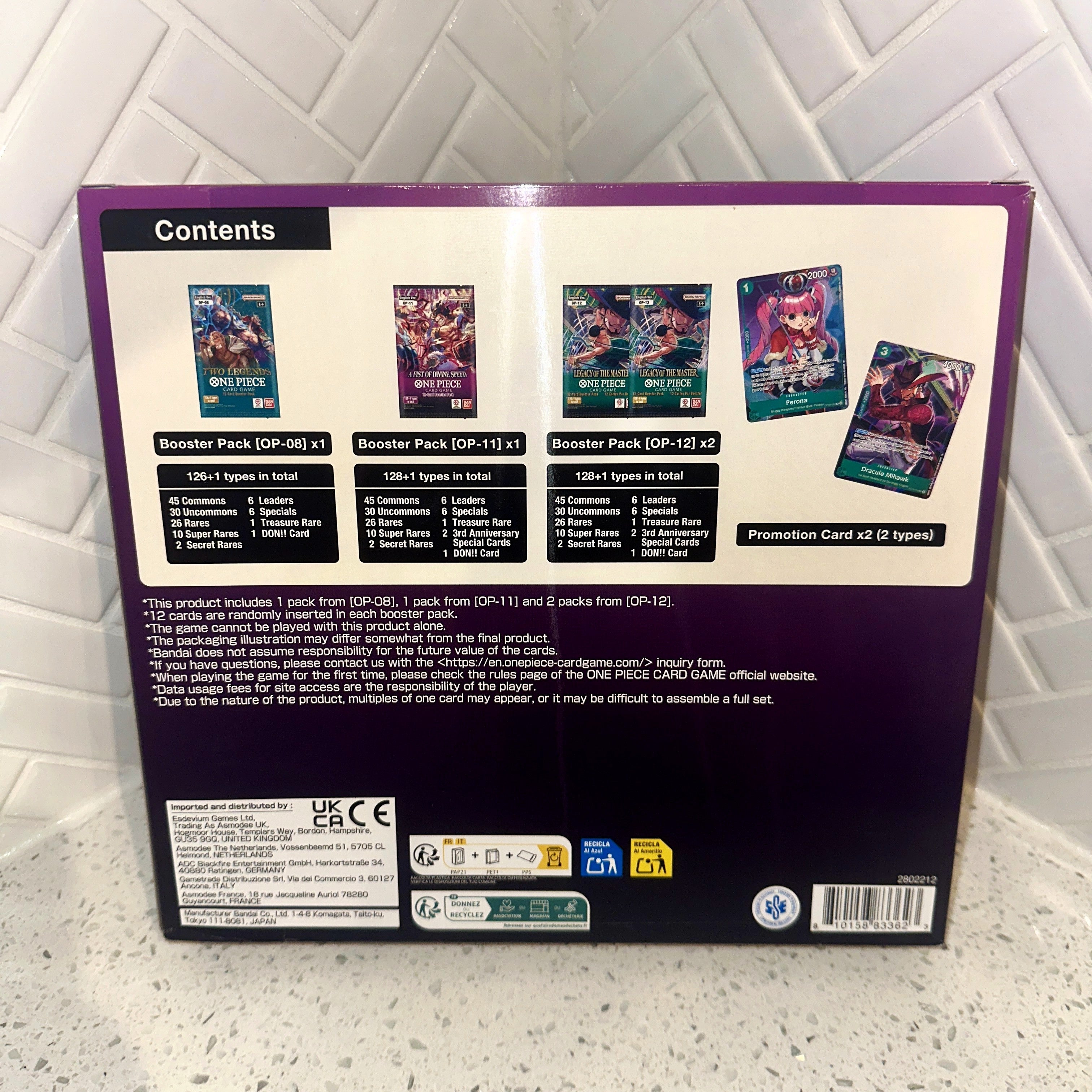 Bandai One Piece Card Game Illustration Box Volume 4 Rear – Limited Collectibles