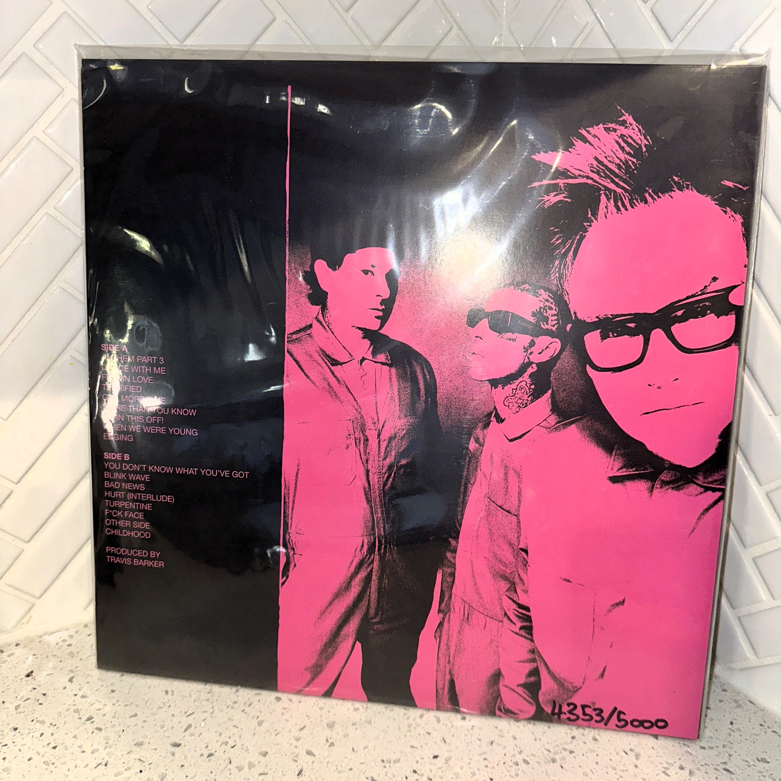 Blink 182 - One More Time… LP - Pink / Black Vinyl Record with Lenticular Cover – Limited Collectibles
