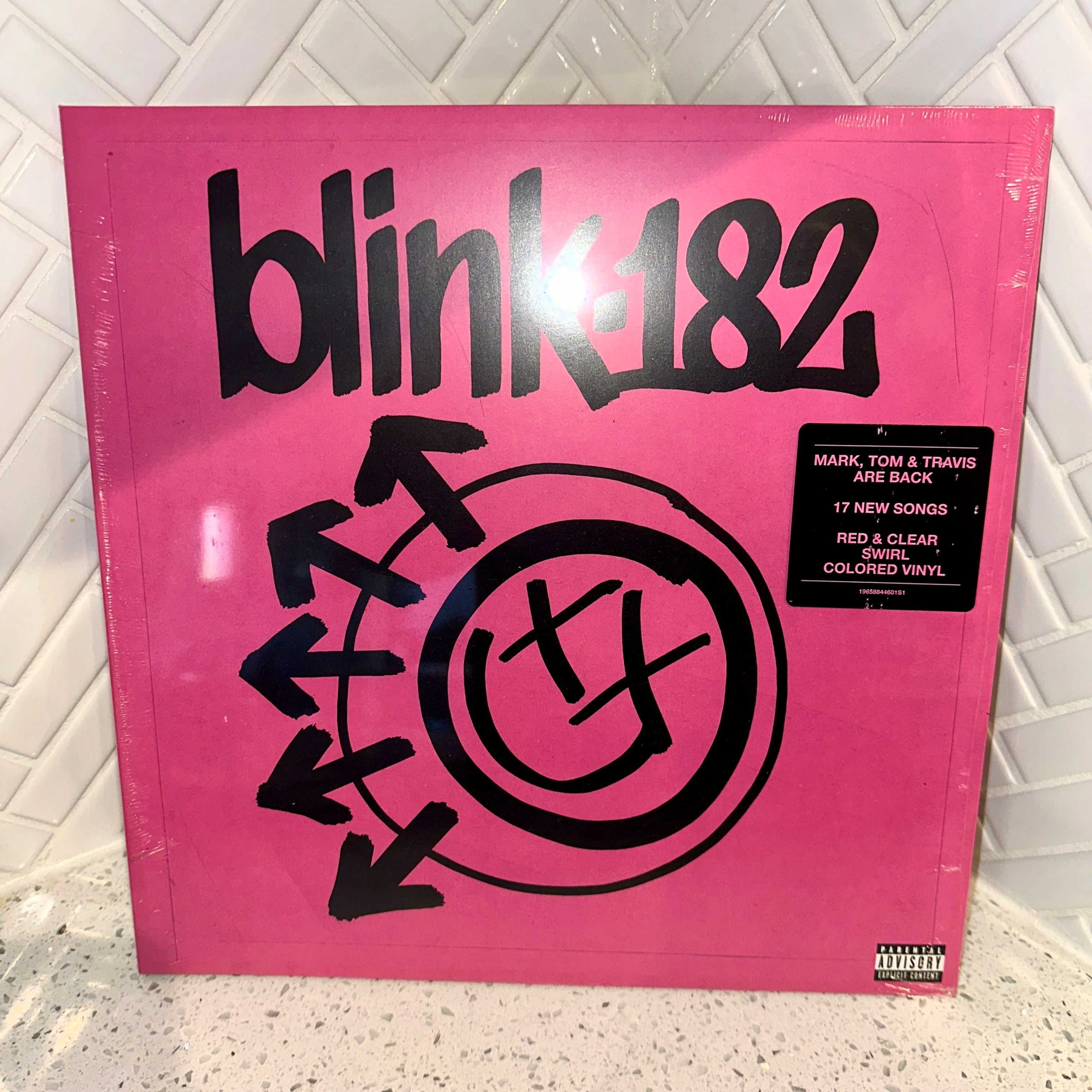 Blink 182 - One More Time… LP - Red & Clear Swirl Vinyl - media_vinyl – Limited Collectibles