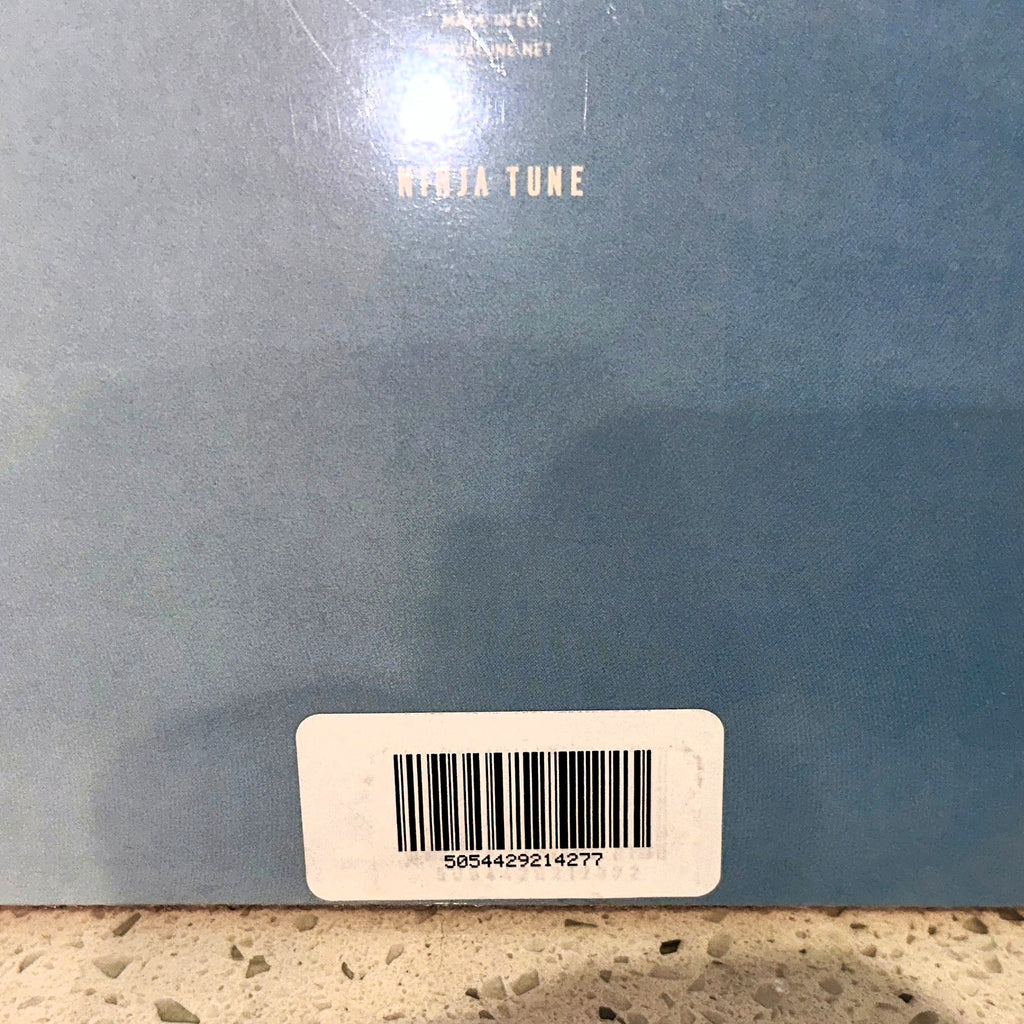 Bonobo Distance in Wax 2LP Indie Exclusive Pastel Blue Vinyl Record Signed Cover Rear UPC Barcode