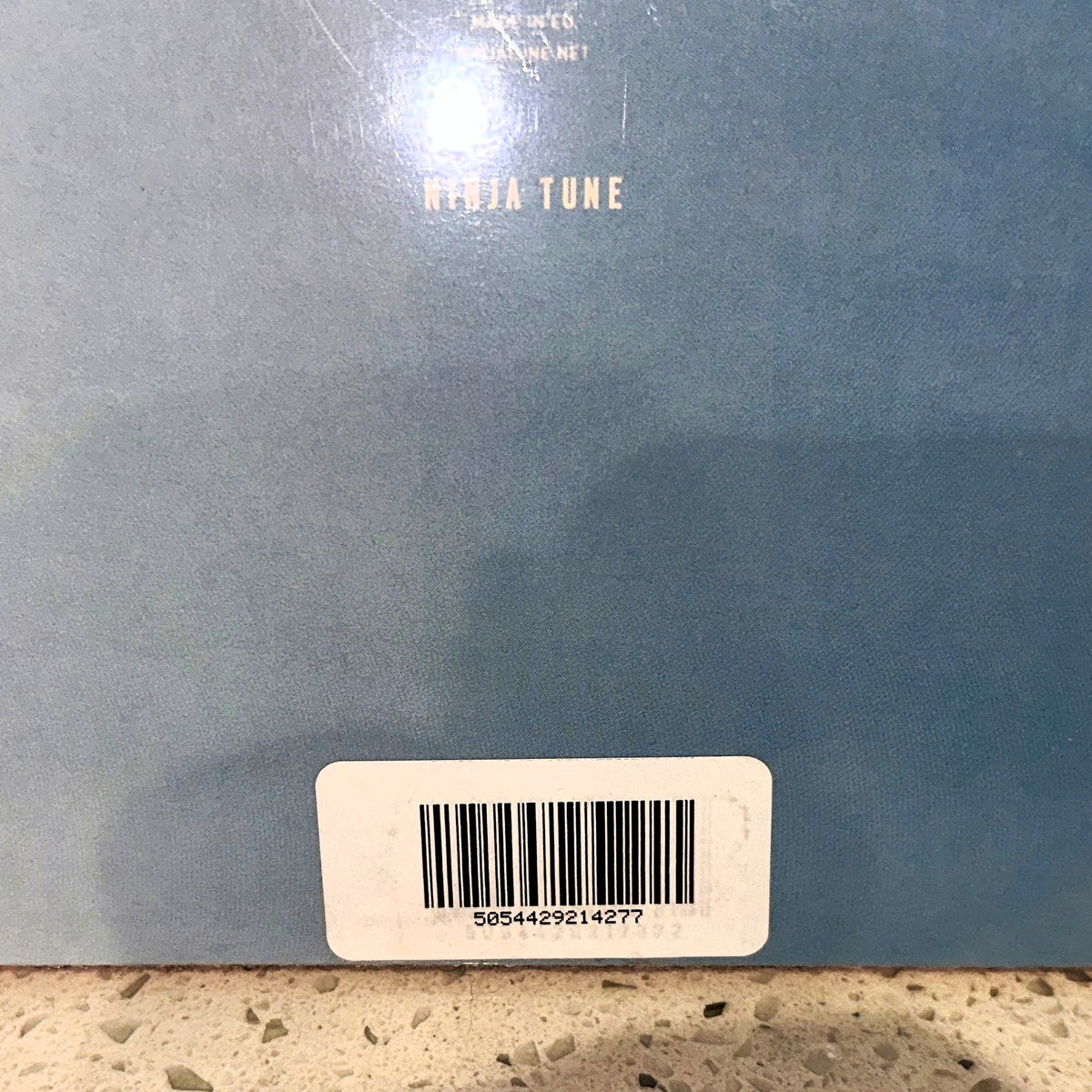 Bonobo Distance in Wax 2LP Indie Exclusive Pastel Blue Vinyl Record Signed Cover Rear UPC Barcode – Limited Collectibles