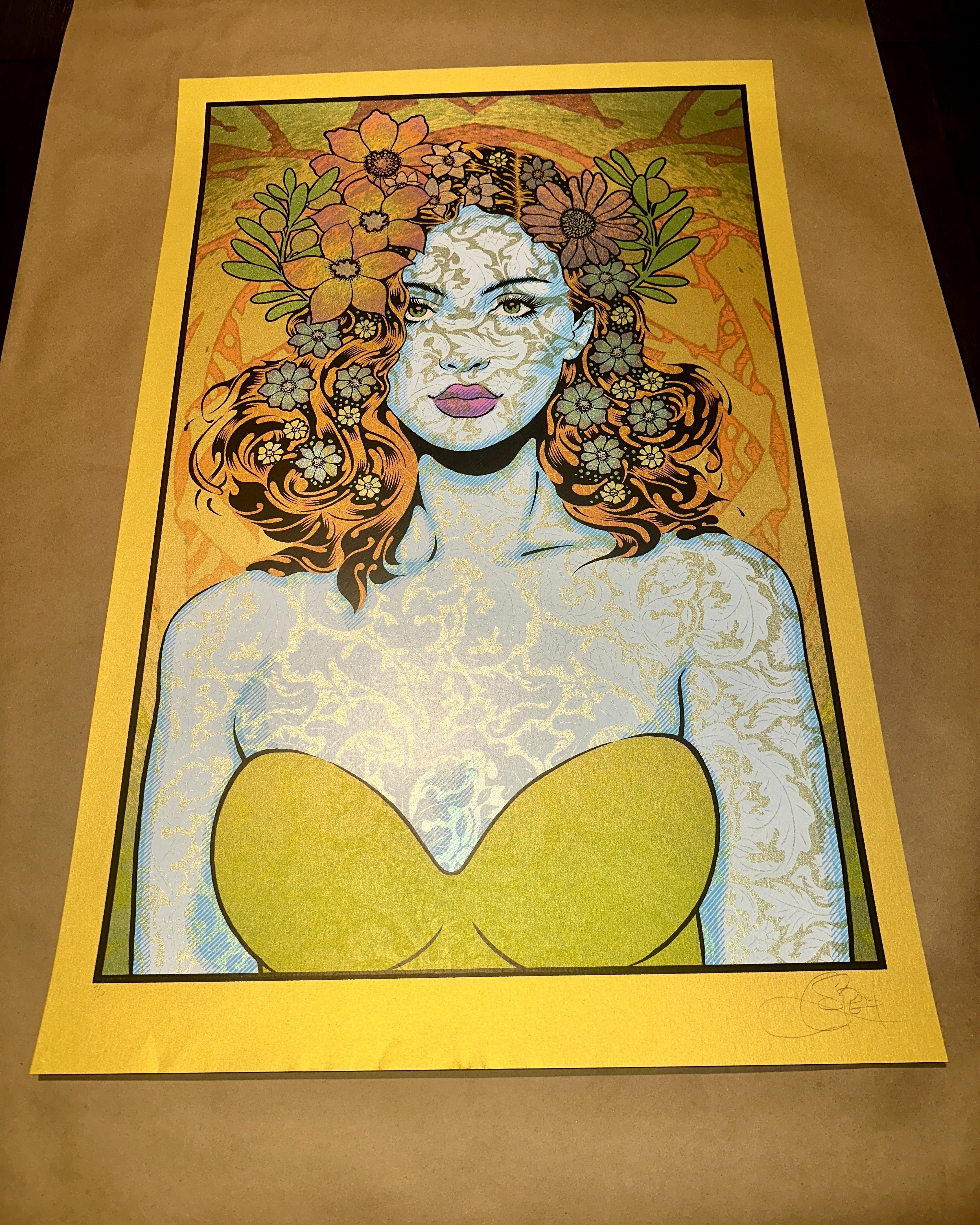 Chuck Sperry - Sappho 2022 Signed & Numbered Art Print Gold Variant – Limited Collectibles