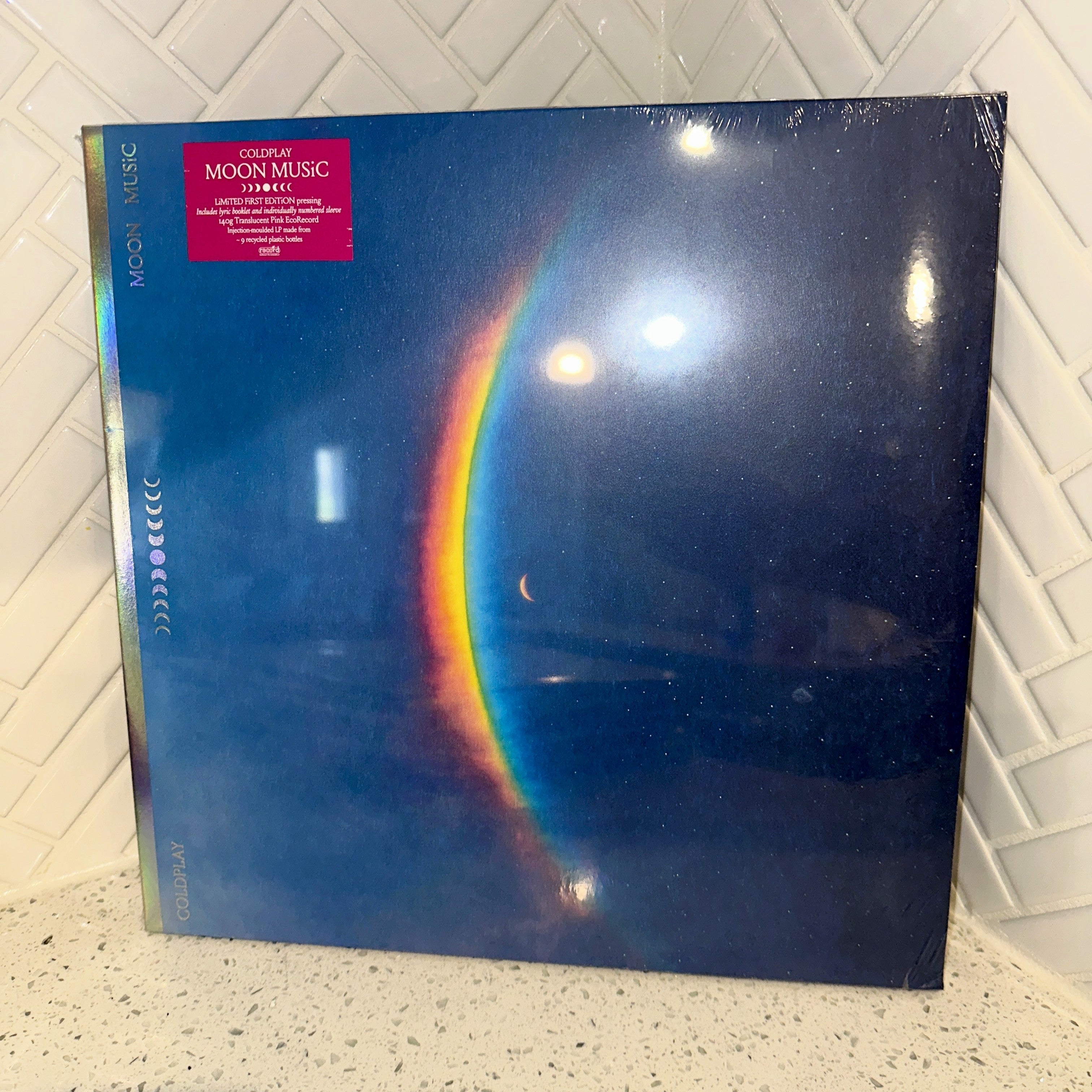 Coldplay - Moon Music LP First Edition Pink EcoRecord - Signed - media_vinyl – Limited Collectibles