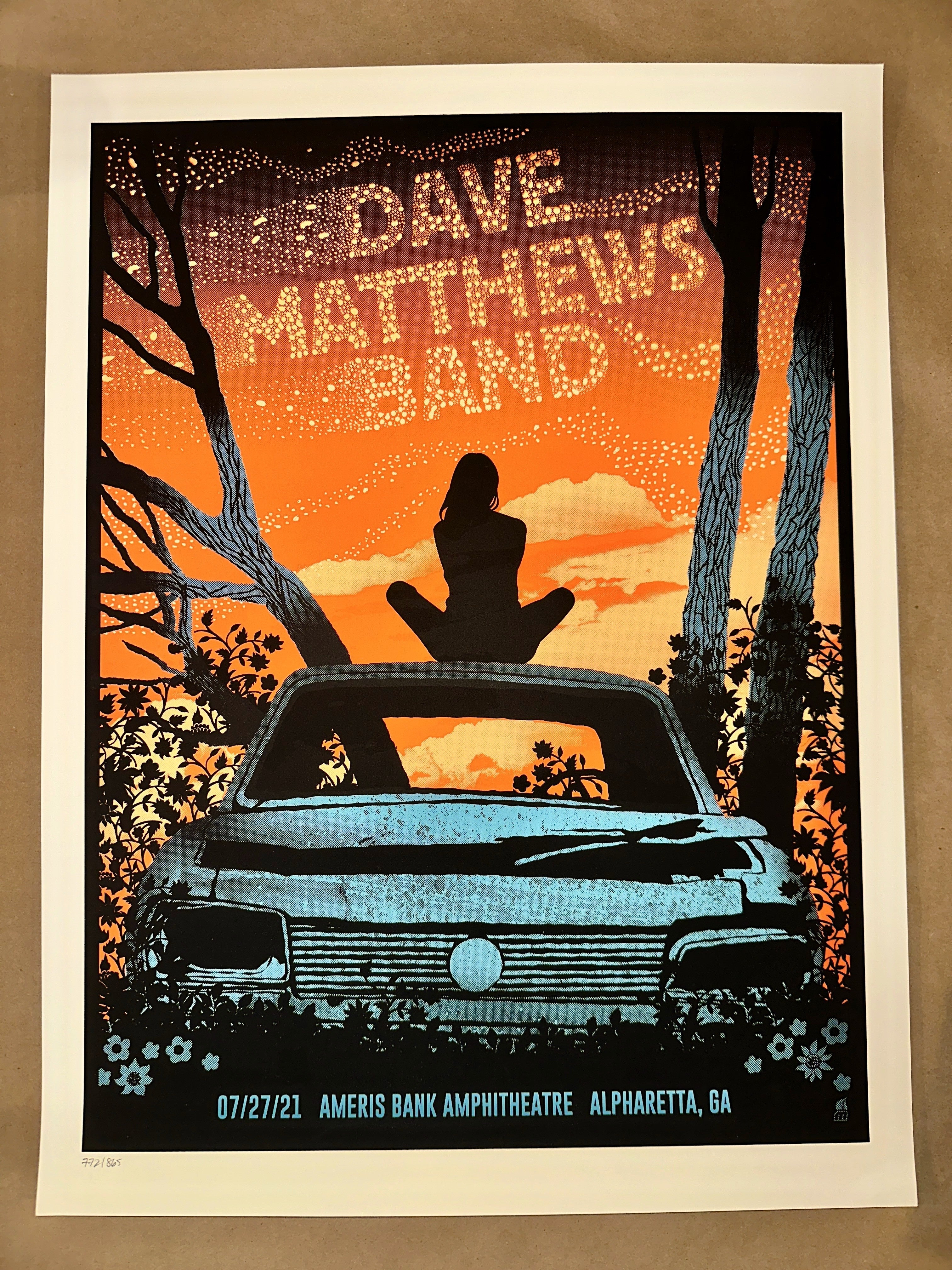 Dave Matthews Band 2021 Alpharetta Limited Edition Concert Poster - Methane - art_print – Limited Collectibles