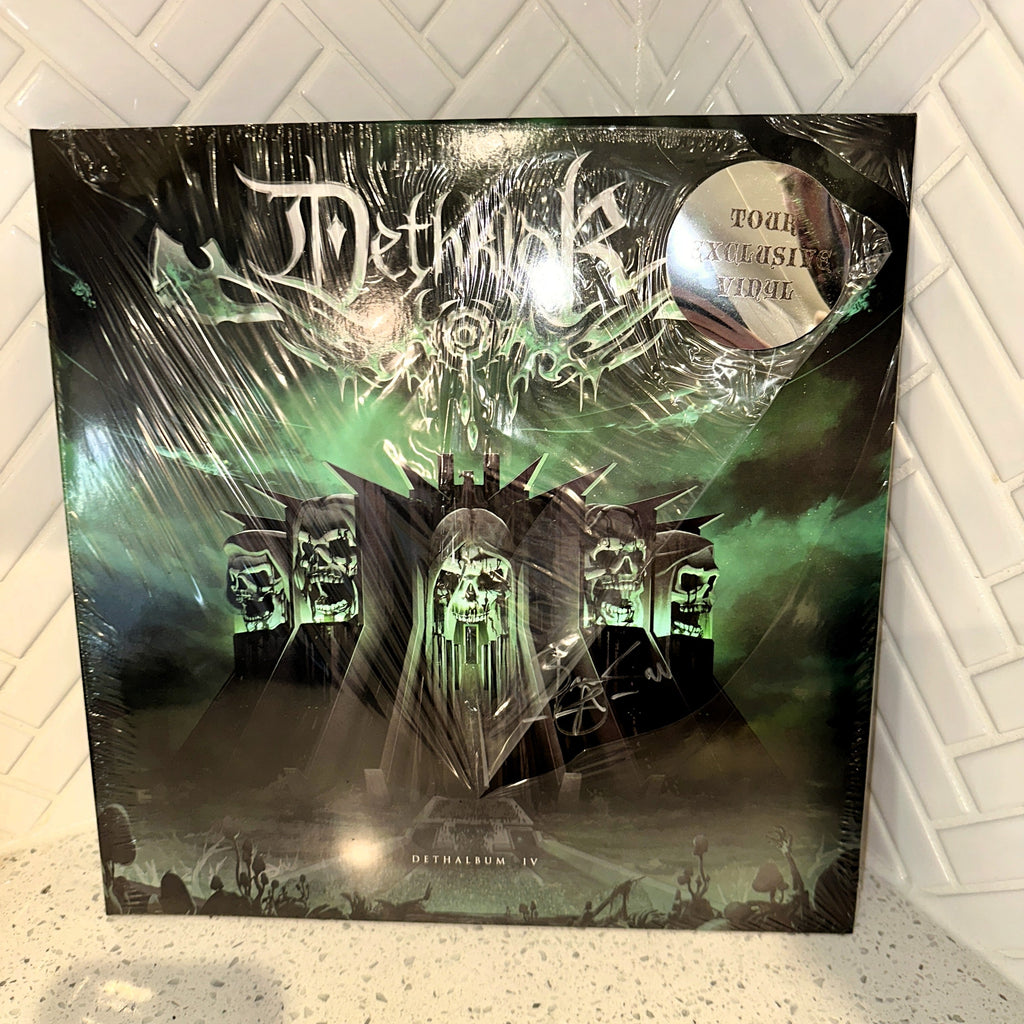 Dethklok - Dethalbum IV LP - Limited Black Green Marble Vinyl - Signed - media_vinyl