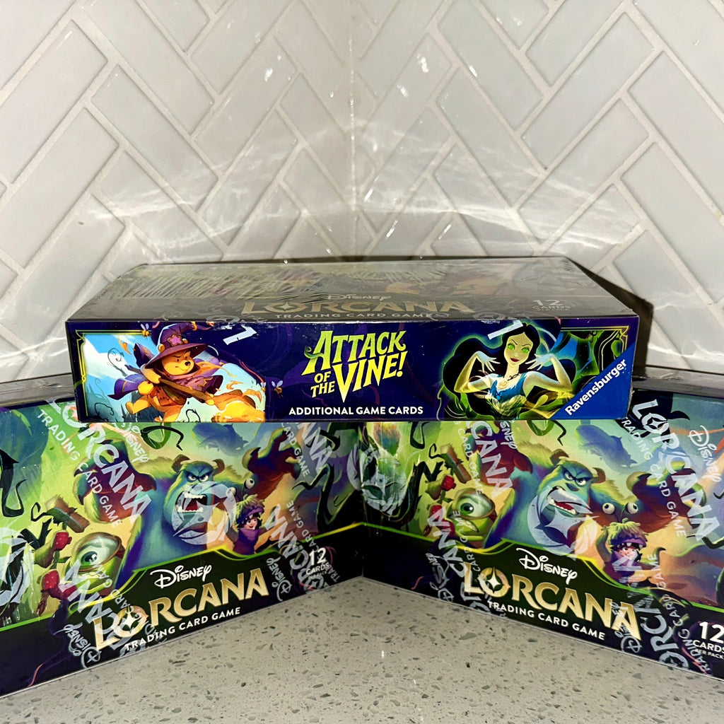 Disney Lorcana TCG Attack of The Vine! Booster Display Box Side