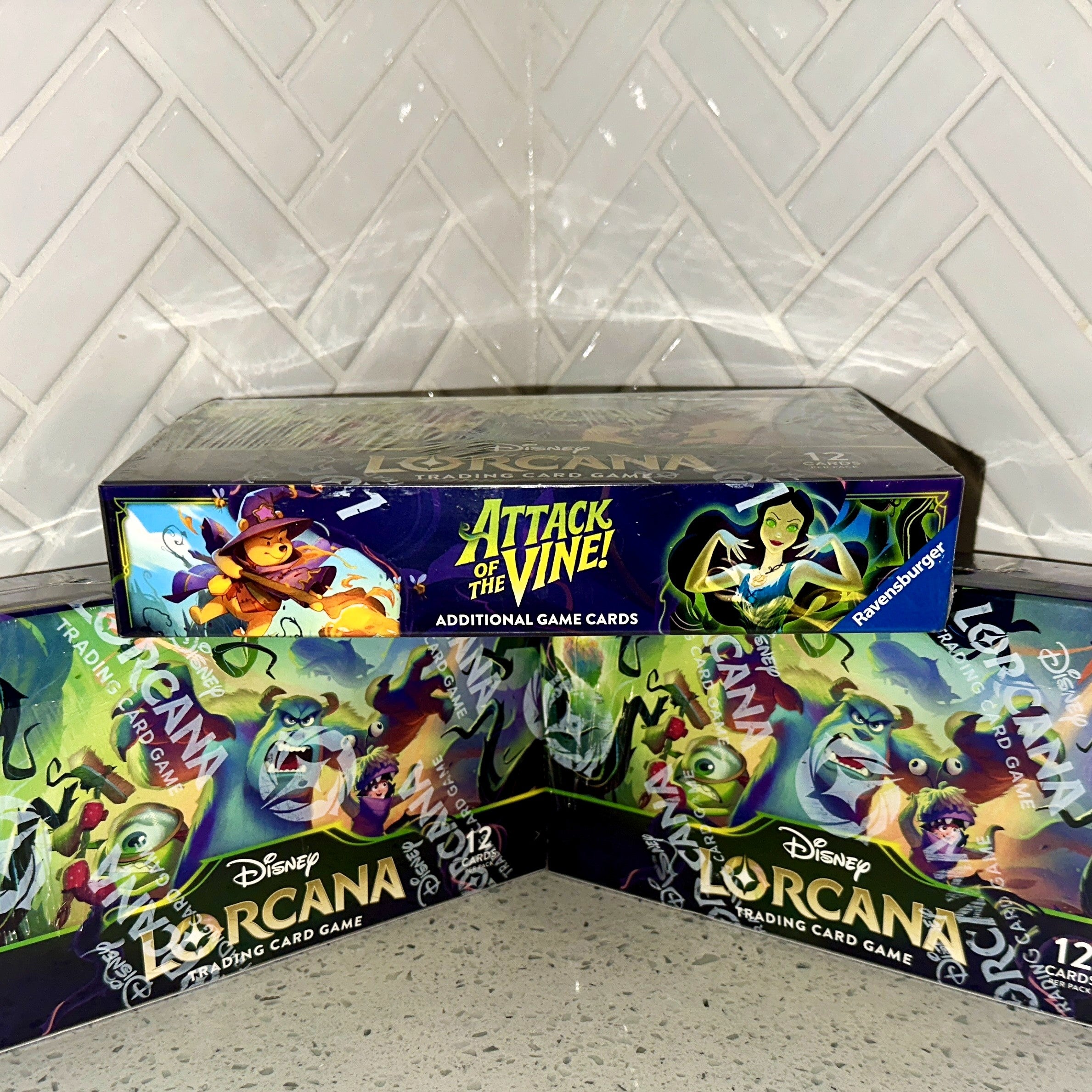 Disney Lorcana TCG Attack of The Vine! Booster Display Box Side – Limited Collectibles