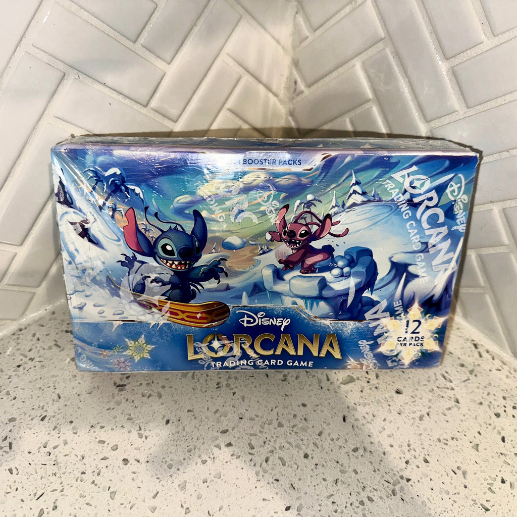 Disney Lorcana TCG Winterspell Booster Display Box Top
