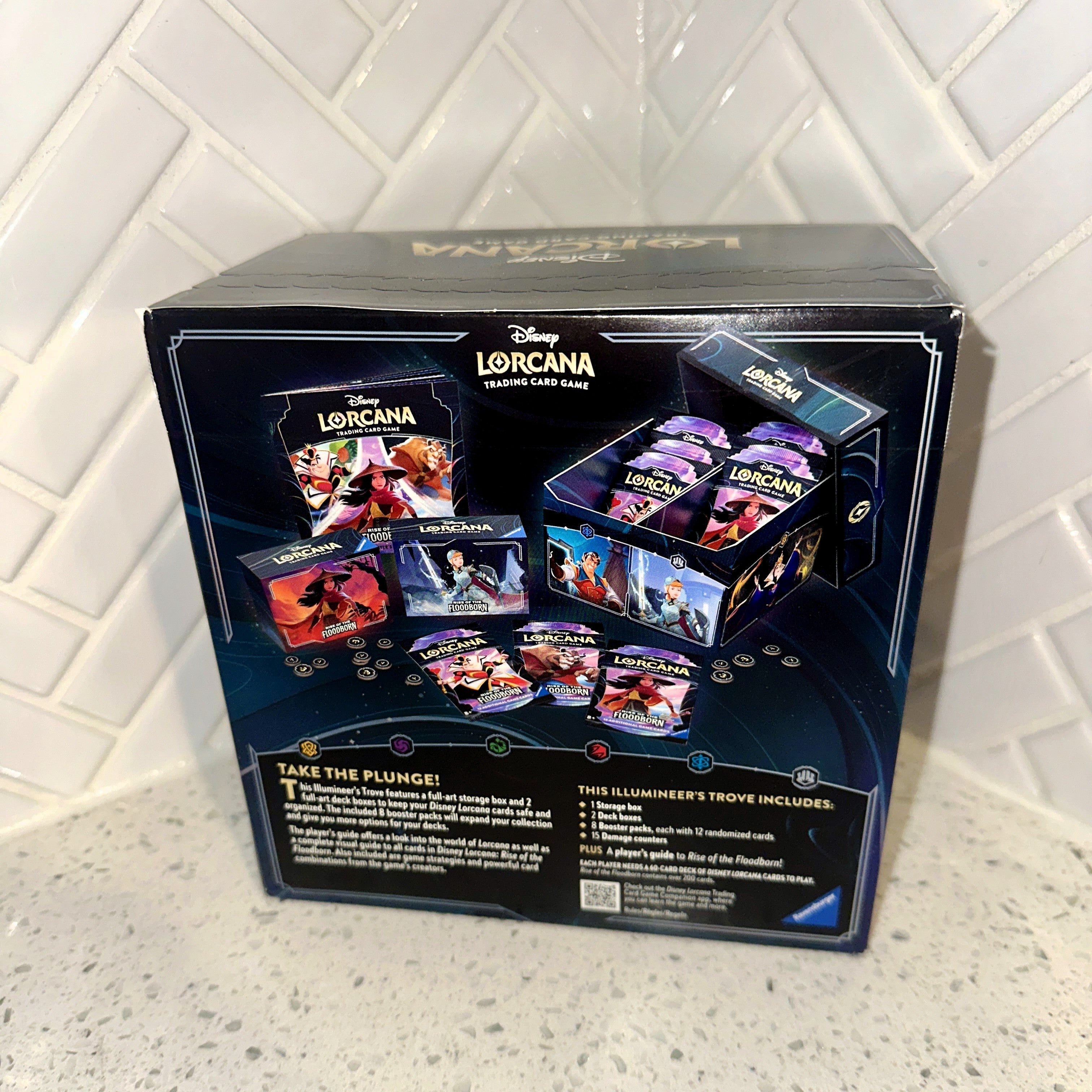Disney TCG Lorcana Chapter 2 Rise of the Floodborn Illumineers Trove Back – Limited Collectibles