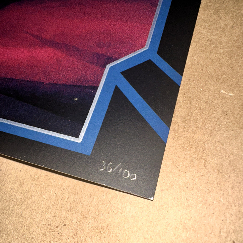Dune 2020 Limited Edition Numbered Variant Movie Poster Matthew Griffin Corner Numbering
