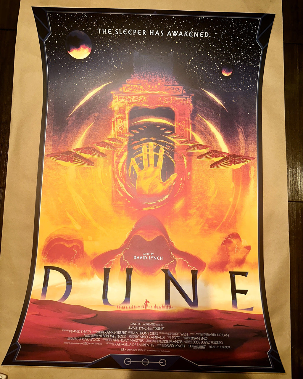 Dune Variant 2020 Limited Edition Numbered Movie Poster - Matthew Griffin