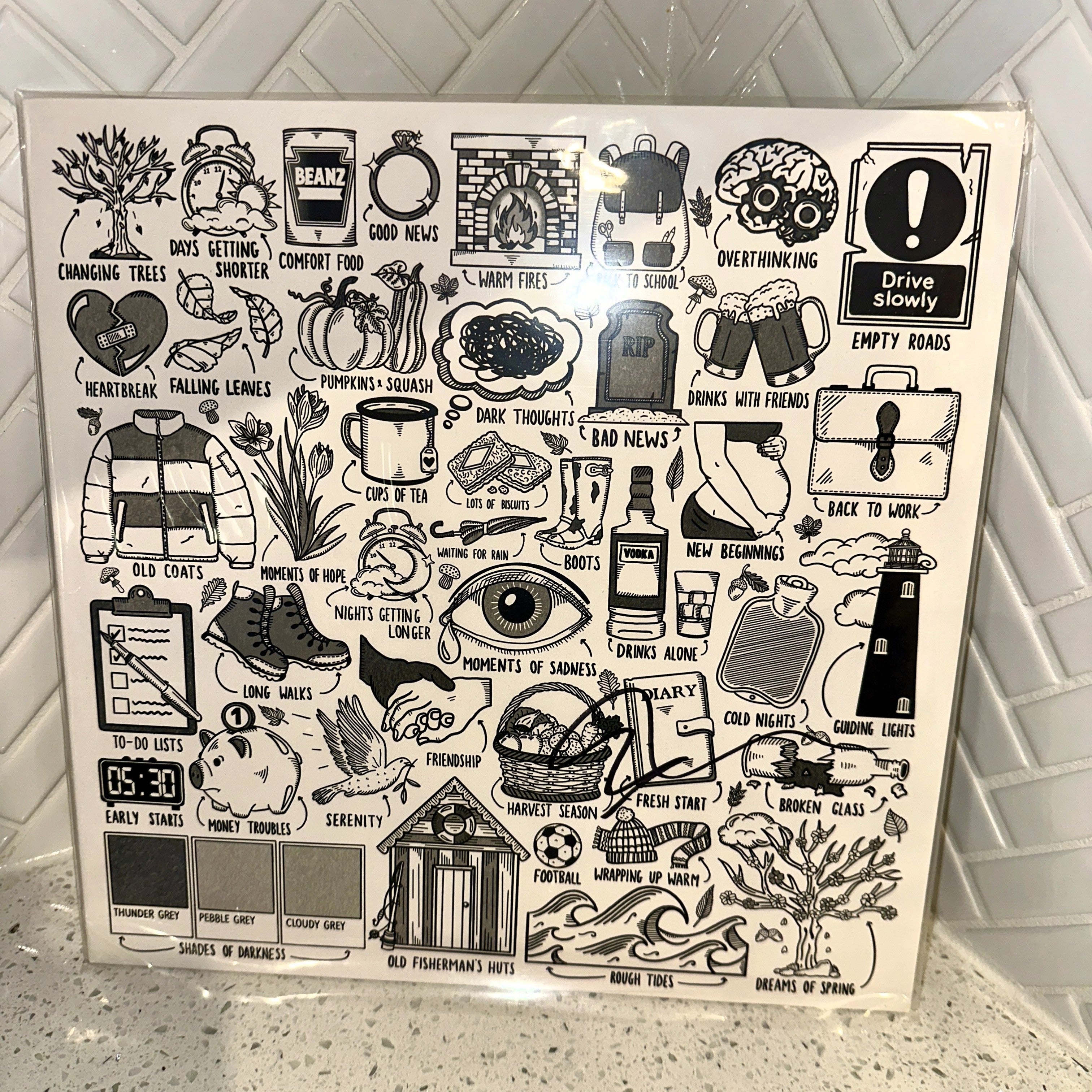 Ed Sheeran - Autumn Variations LP - White Vinyl Record - Signed on Sleeve - media_vinyl – Limited Collectibles