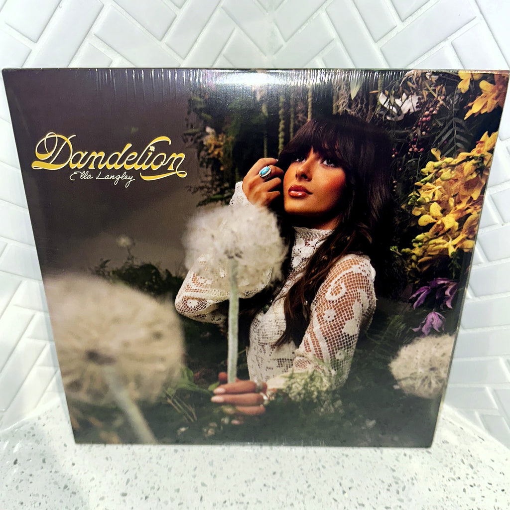 Ella Langley Dandelion 2LP Limited Edition Honey Bee Yellow Signed Vinyl Record Front