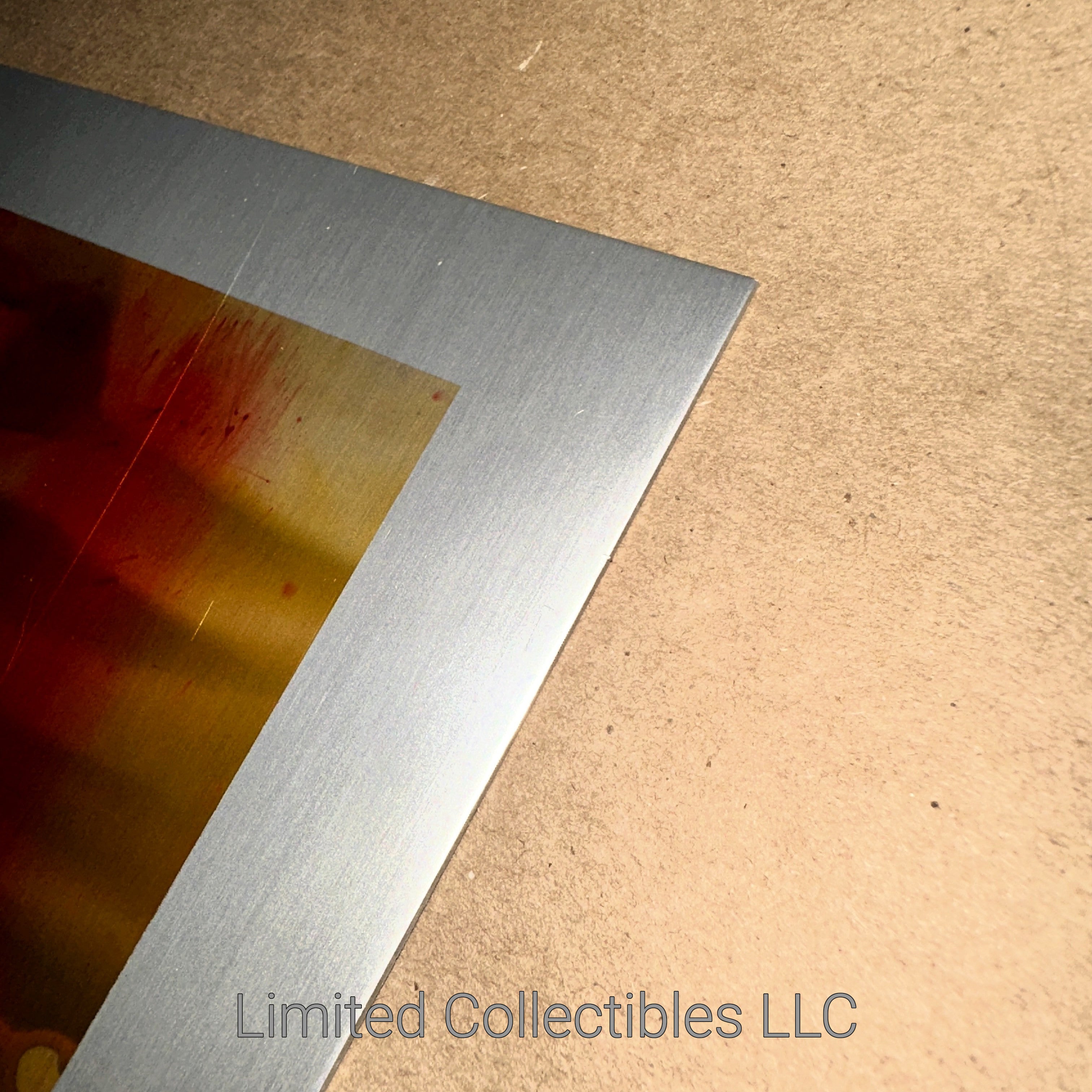 Emek Tool Berlin 2006 X-Ray Skull Rare Signed & Numbered Test Print on Anodized Aluminum Metal Corner 4 – Limited Collectibles