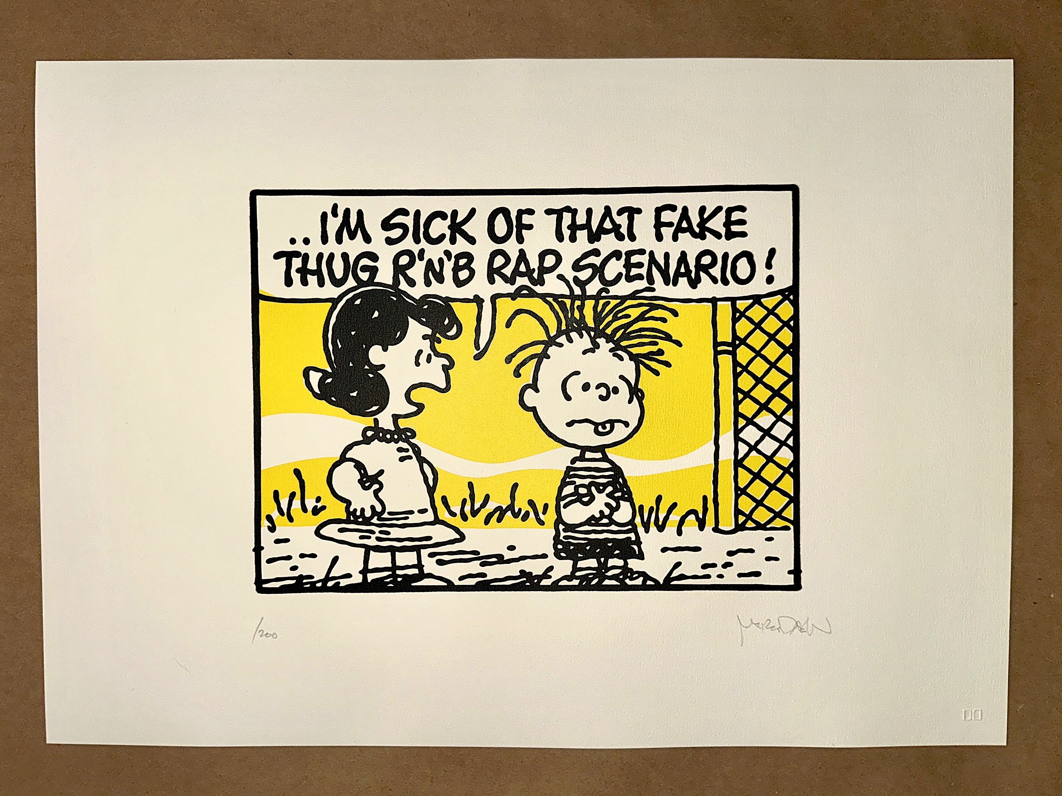Mark Drew ~ I'm Sick of that Fake Thug (Dead Prez) - art_print – Limited Collectibles