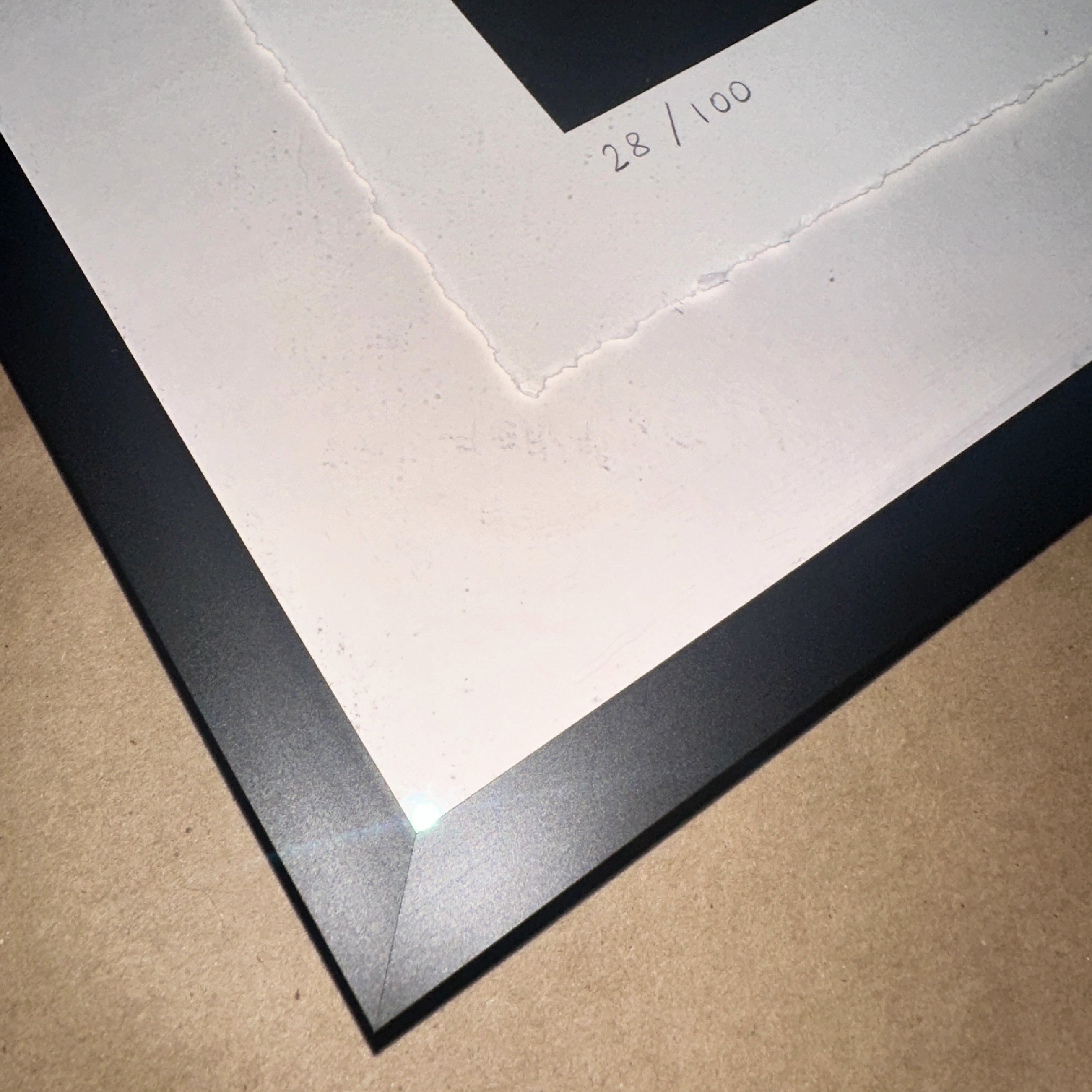 Invader Camo M3CM2 NVDR3-2 2024 Framed Camouflage Signed & Numbered Art Print Corner 2 Numbering – Limited Collectibles