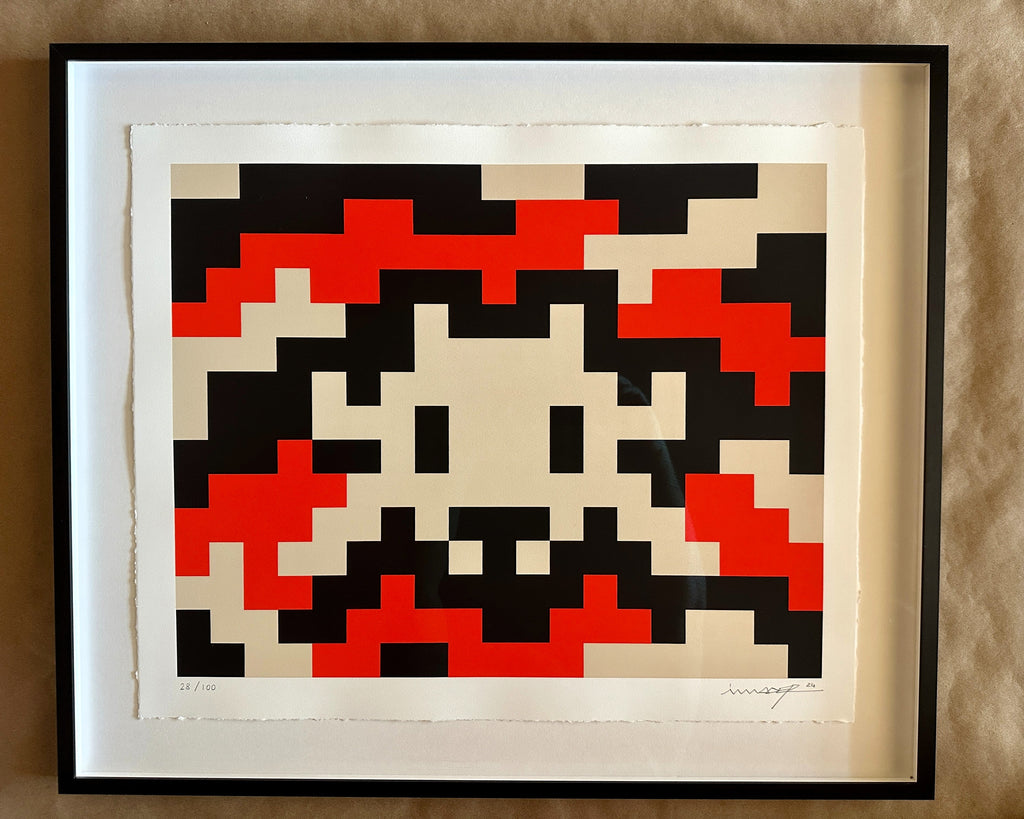 Invader Camo M3CM2 NVDR3-2 2024 Framed Camouflage Signed & Numbered Art Print 