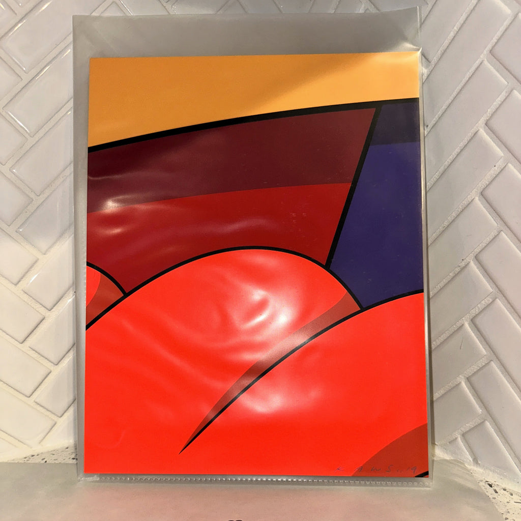 Kaws MOCAD 2019 Untitled Alone Again Signed Stamped Hand Colored Screenprint Front