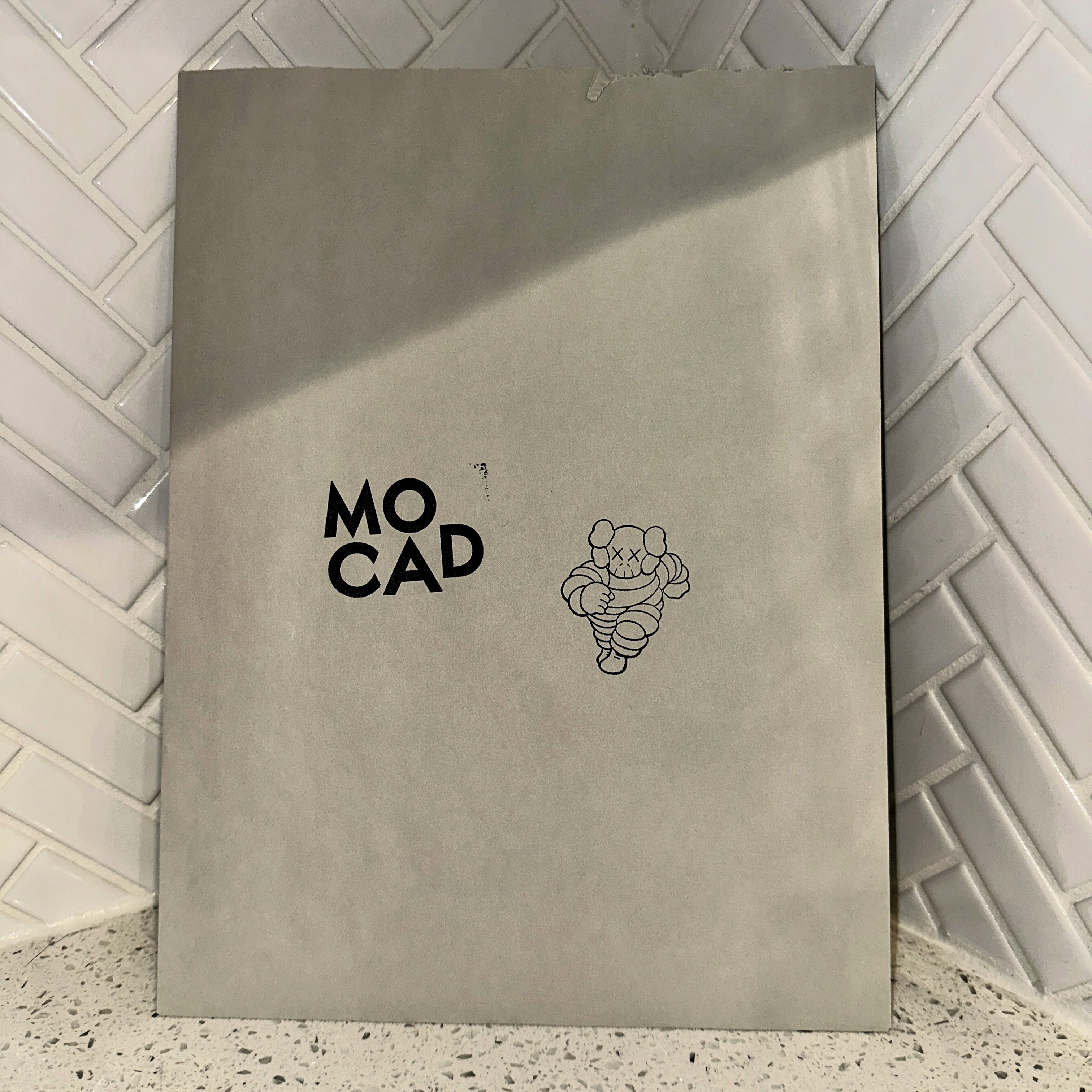 Kaws MOCAD 2019 Untitled Alone Again Signed Stamped Hand Colored Screenprint Sleeve Rear – Limited Collectibles