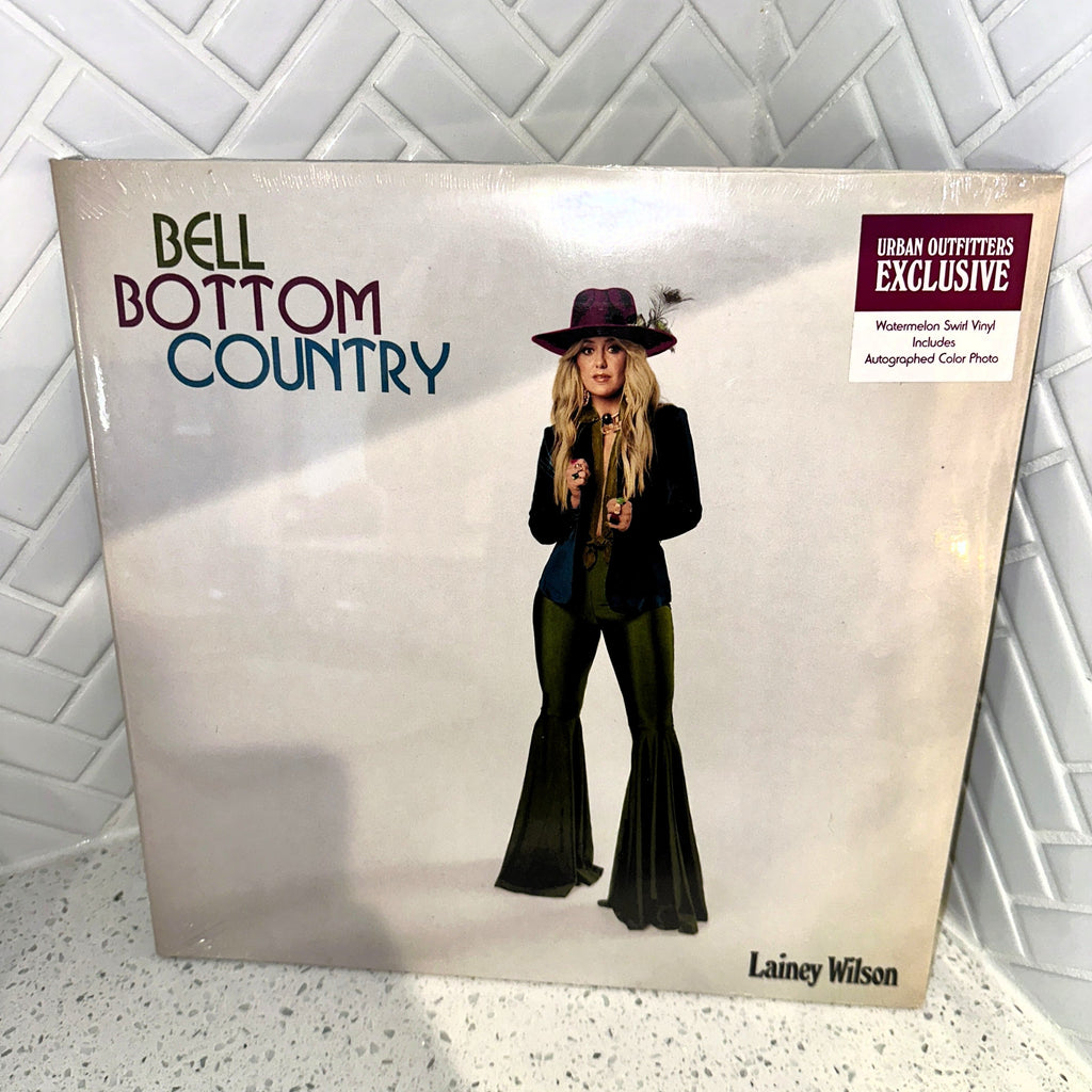 Lainey Wilson - Bell Bottom Country 2LP - Watermelon Swirl Vinyl Record Signed - media_vinyl