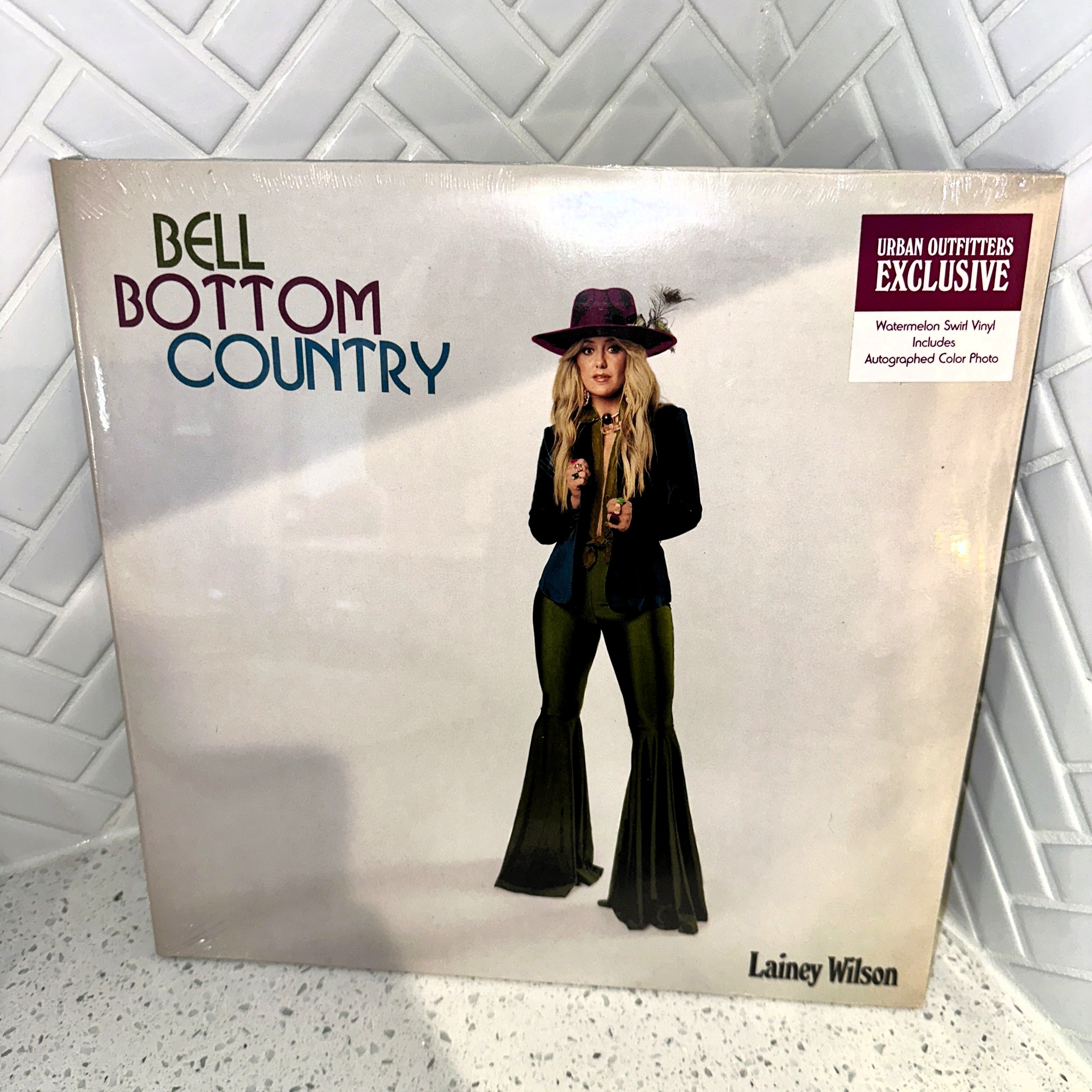 Lainey Wilson - Bell Bottom Country 2LP - Watermelon Swirl Vinyl Record Signed - media_vinyl – Limited Collectibles
