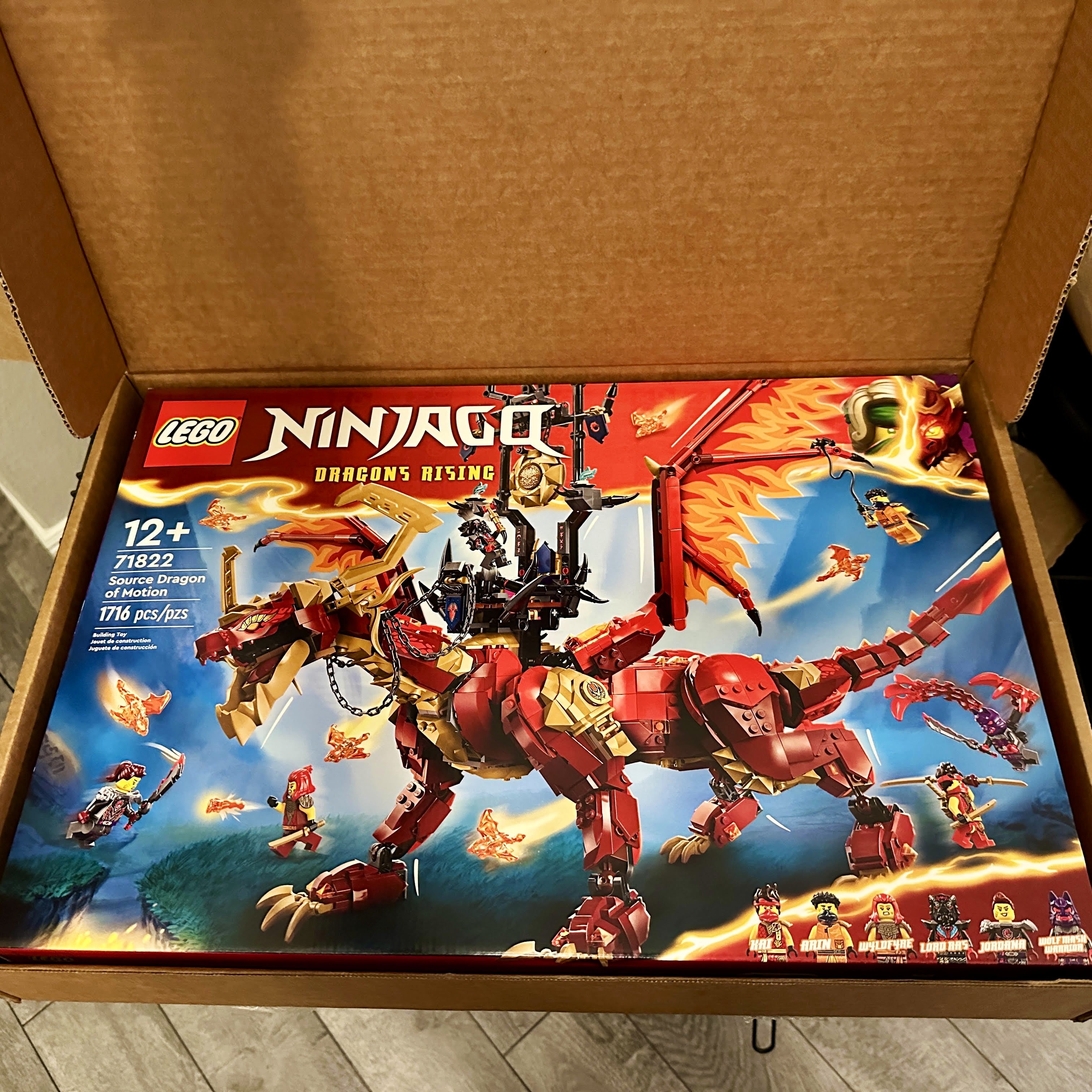 Lego Ninjago Dragon's Rising Source Dragon of Motion 71822 Front – Limited Collectibles