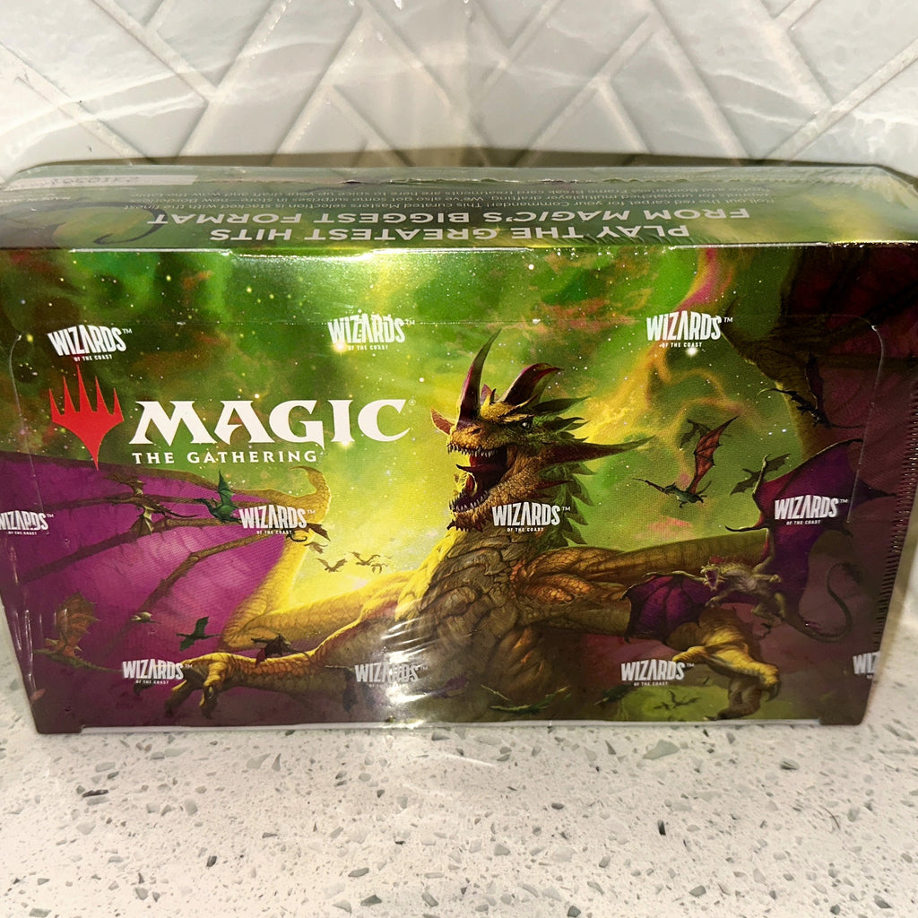 Magic The Gathering CMM Commander Masters Draft Booster Display Box Top