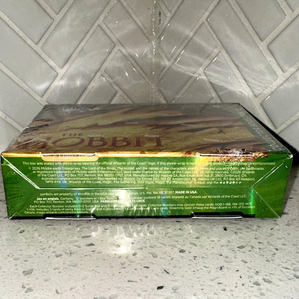 Magic The Gathering HOB The Hobbit Collector Booster Display Box Bottom
