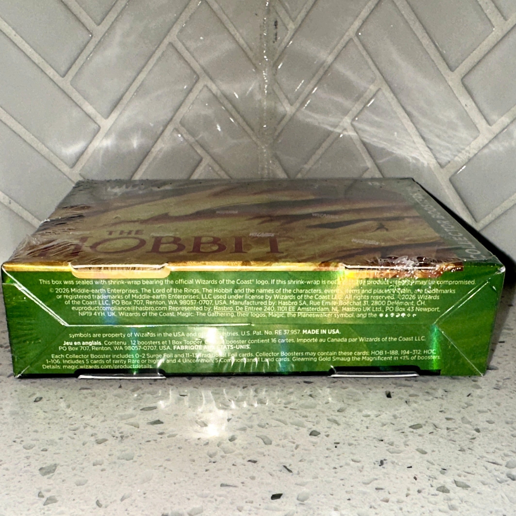 Magic The Gathering HOB The Hobbit Collector Booster Display Box Bottom – Limited Collectibles