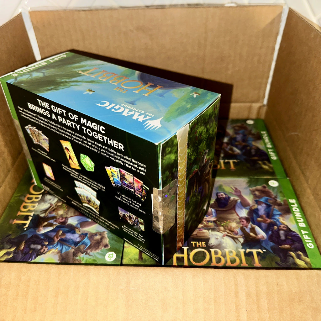 Magic The Gathering HOB The Hobbit Collector Booster Gift Bundle Box Shipment Side Seal 2