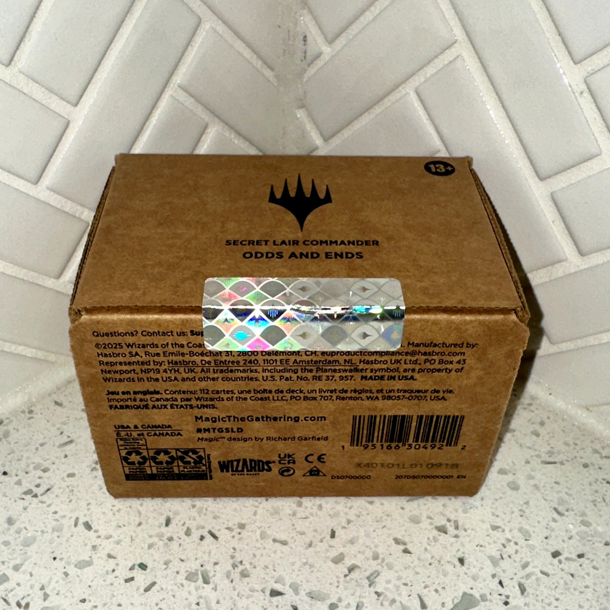 Magic The Gathering Secret Lair Commander Deck Odds and Ends Bottom Seal UPC Barcode – Limited Collectibles