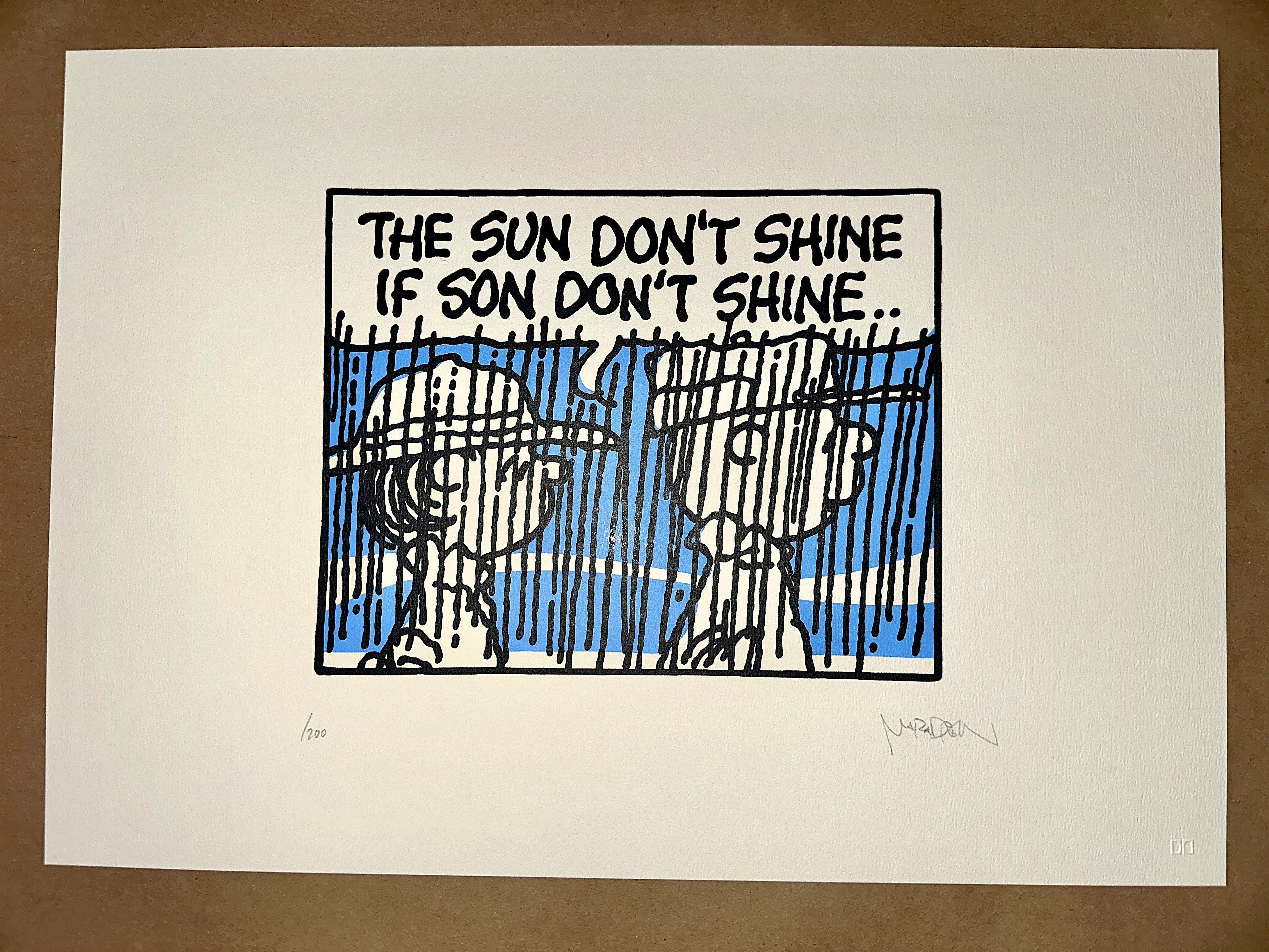 Mark Drew ~ The Sun Don’t Shine, If Son Don’t Shine (Jay-Z) - art_print – Limited Collectibles