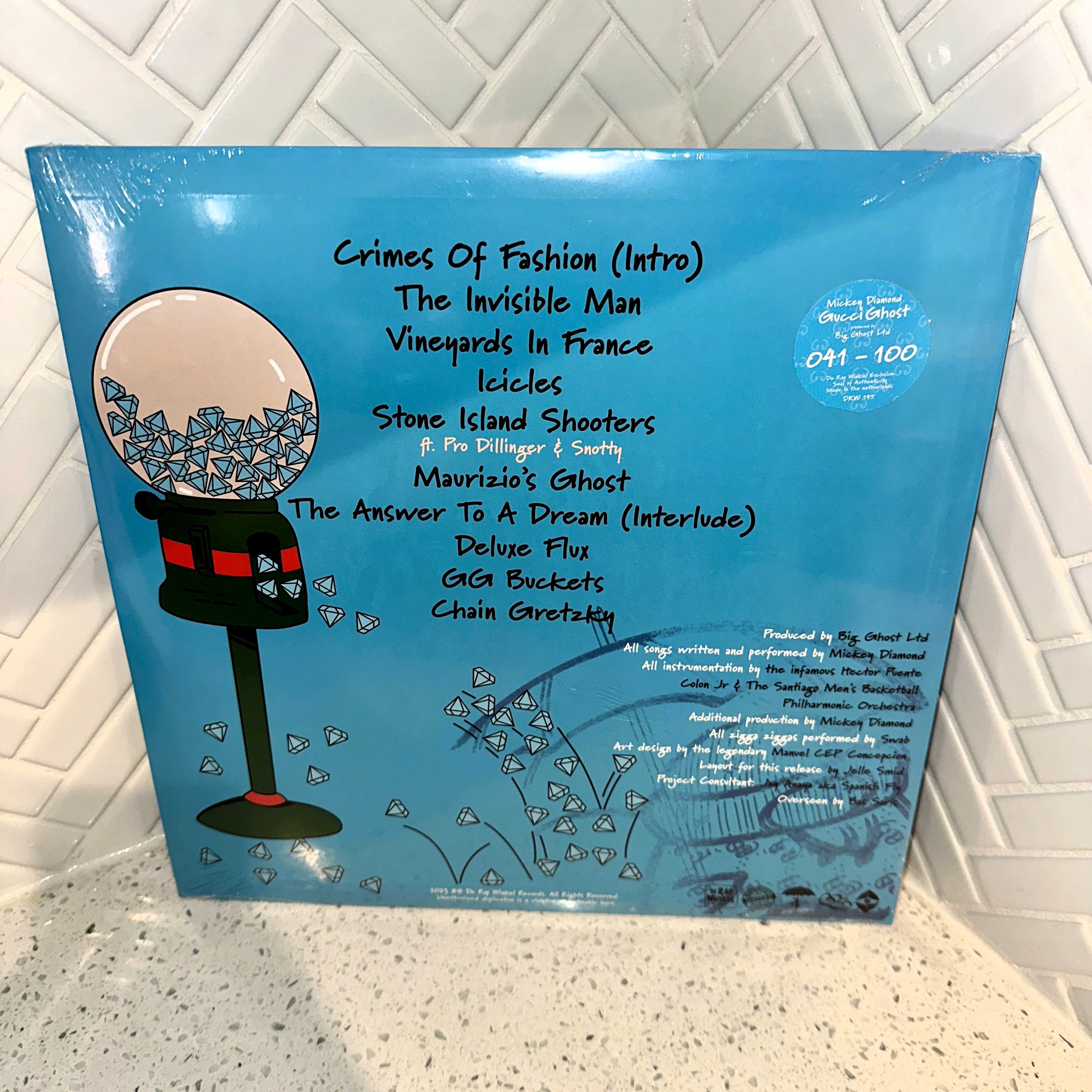 Mickey Diamond x Big Ghost LTD - Gucci Ghost - Stone Island Blue Vinyl – Limited Collectibles