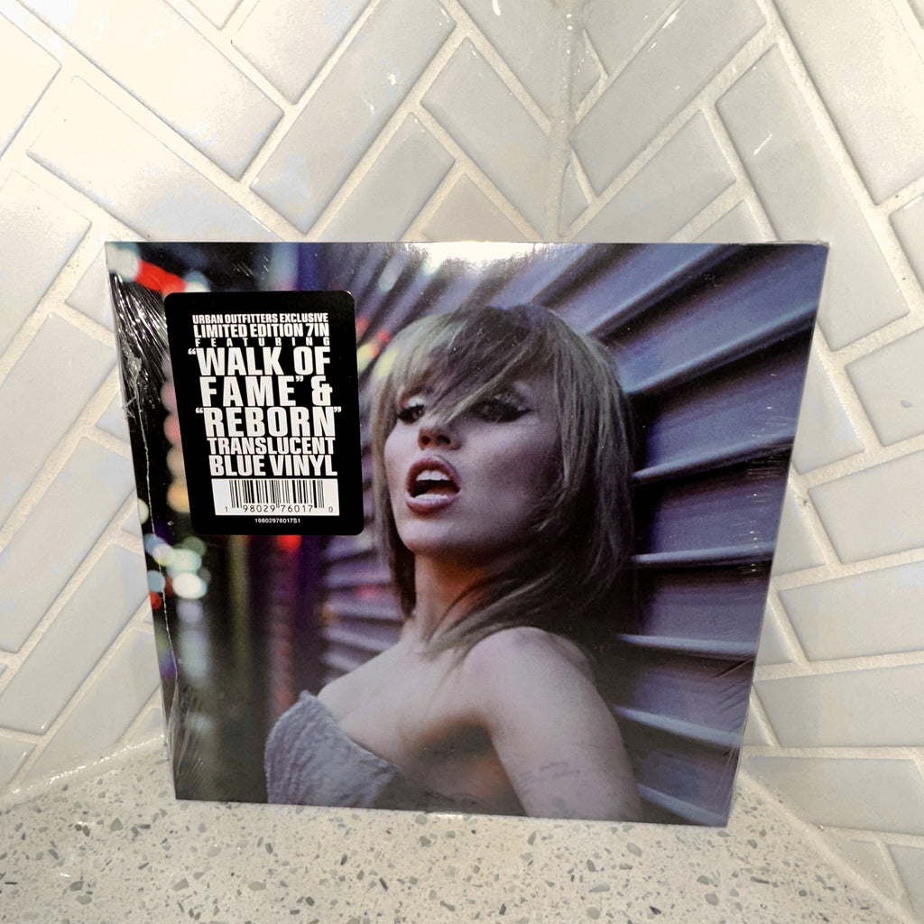 Miley Cyrus Walk of Fame / Reborn Single Limited Edition Blue Hour Vinyl Record - media_vinyl